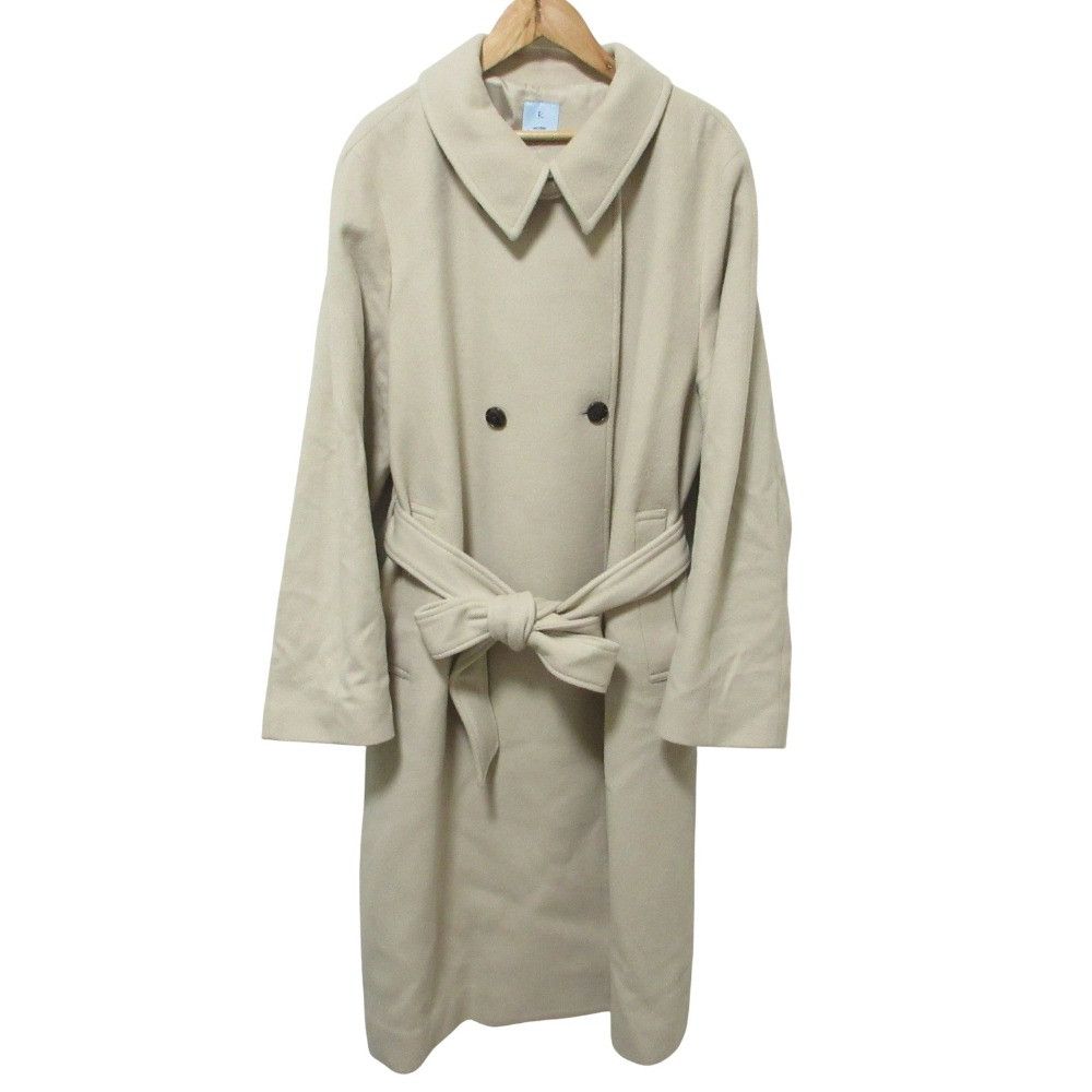 Other Other Kumikyoku Wool Double-breasted Belted Long Coat Textile Outerwear DUTY FREE for USA Size ONE SIZE - 1 Thumbnail