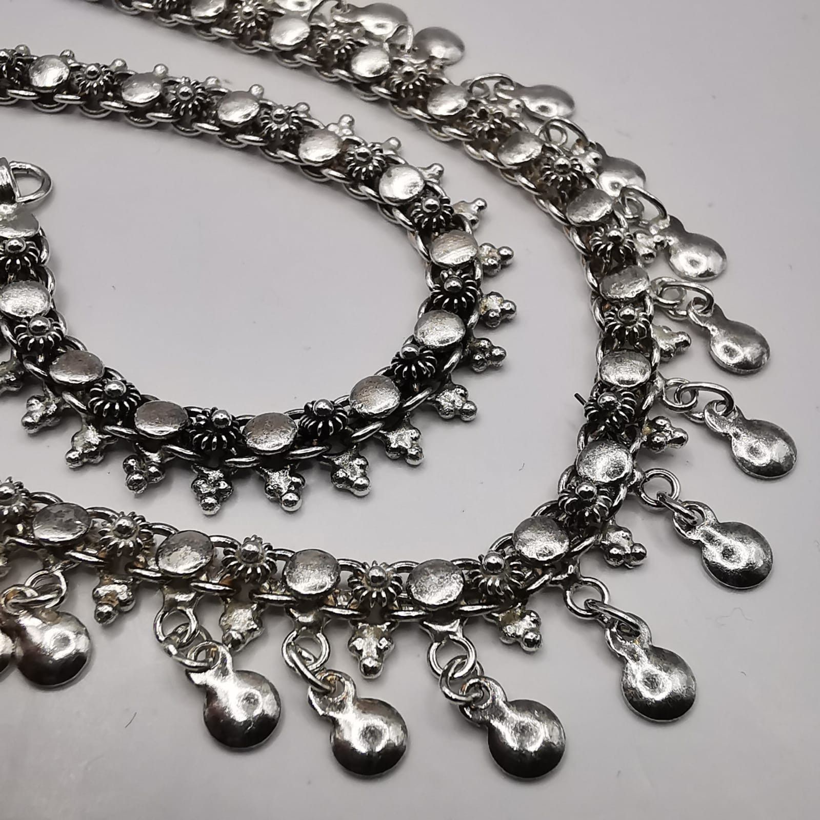 Sterling Silver Vintage Jewelry Chain,925 Sterling Silver,Signed 25,10g Size ONE SIZE - 4 Thumbnail