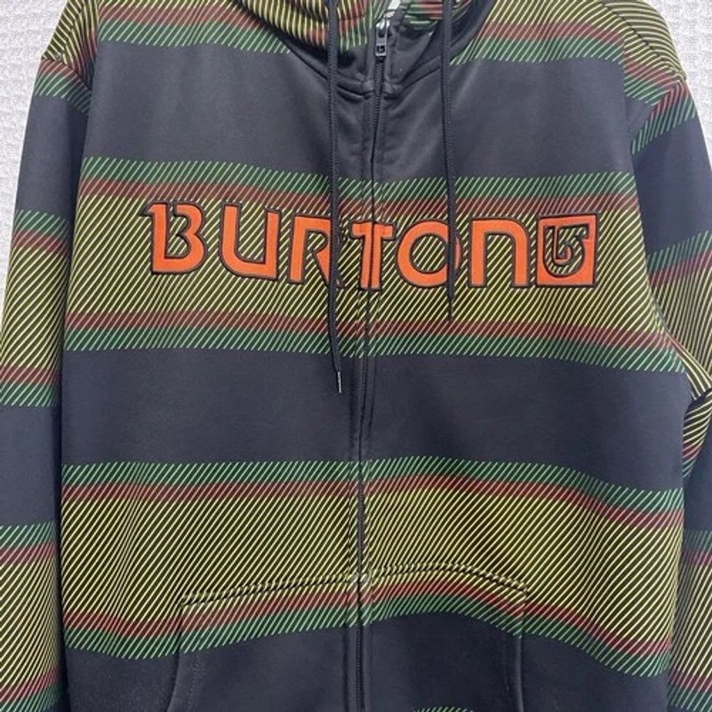 Burton Burton Dryride Striped Fleece Lining Full Zip Hoodie Men L Size US L / EU 52-54 / 3 - 5 Thumbnail