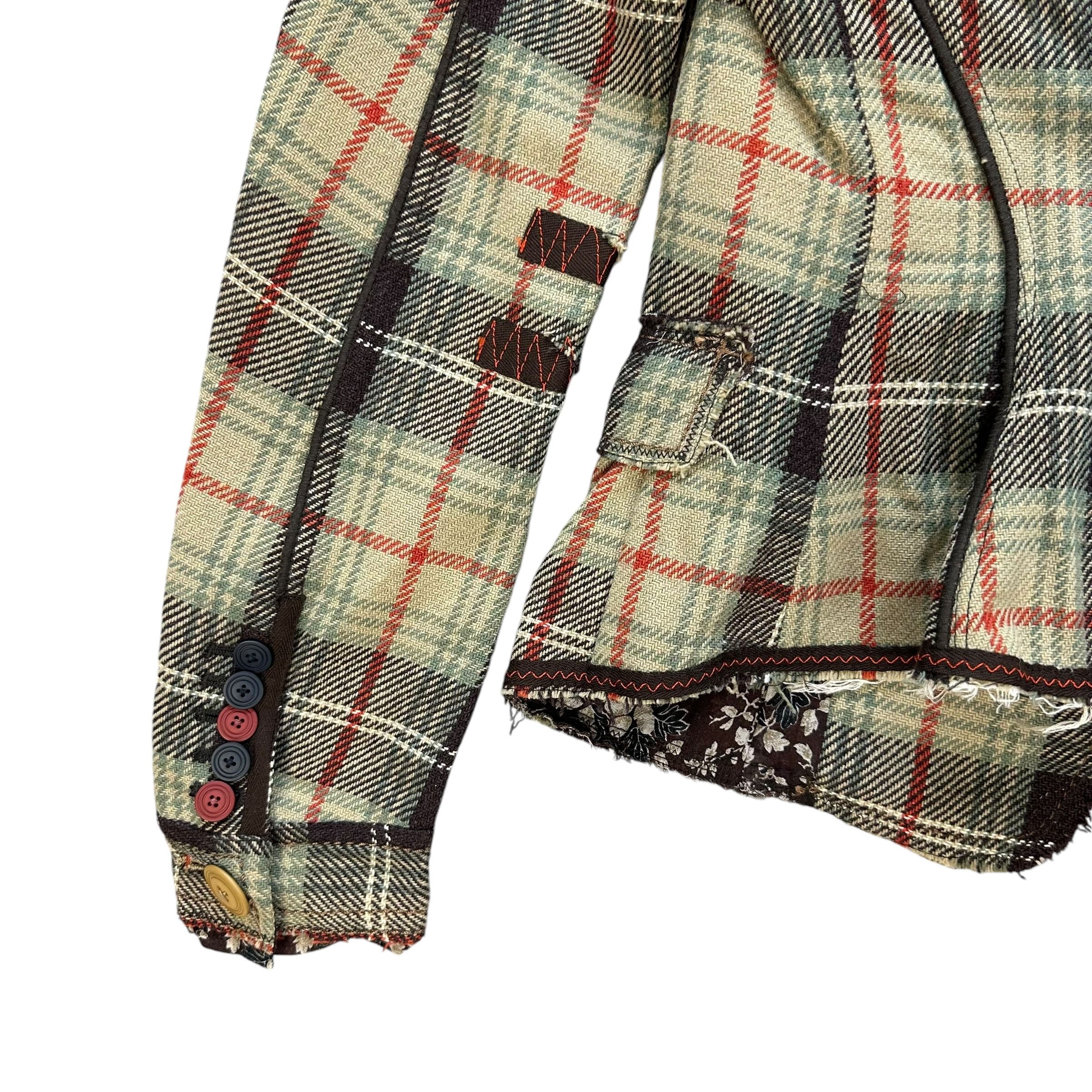 Marithe + Francois Girbaud MARITHE FRANCOIS GIRBAUD Deconstructed Jacket #012-1419 Size S / US 4 / IT 40 - 13 Thumbnail