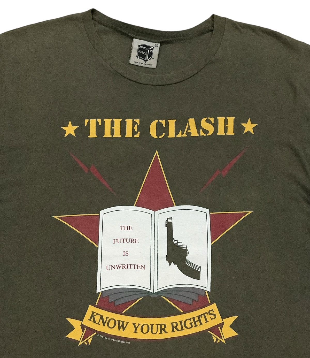 Band Tees × Merc × Vintage VINTAGE 2000s THE CLASH (KNOWS YOUR RIGHT) Size US S / EU 44-46 / 1 - 3 Thumbnail
