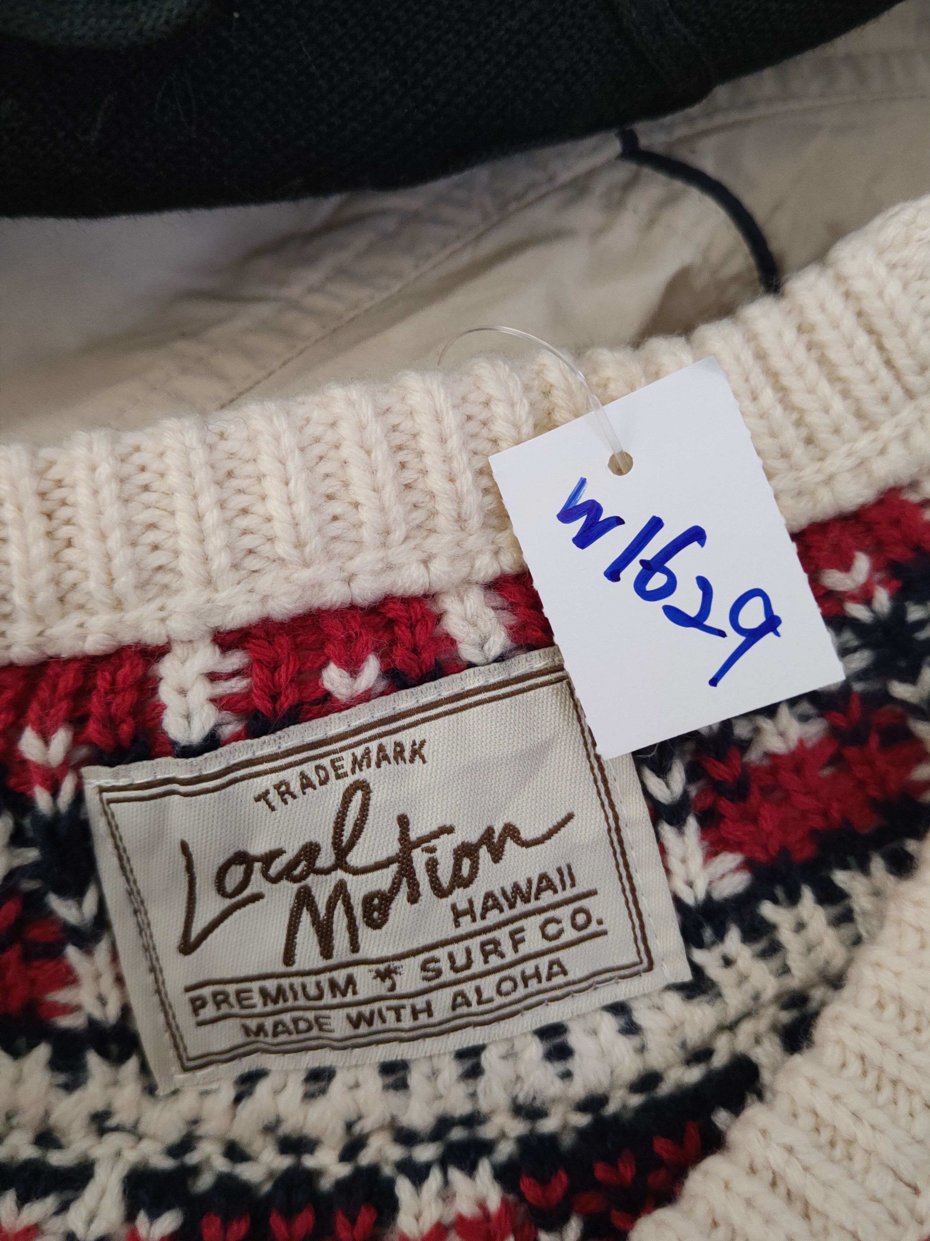 Homespun Knitwear × Japanese Brand × Vintage Local Motion Ivory Knitwear Sweatshirt #W1629 Size S / US 4 / IT 40 - 11 Thumbnail