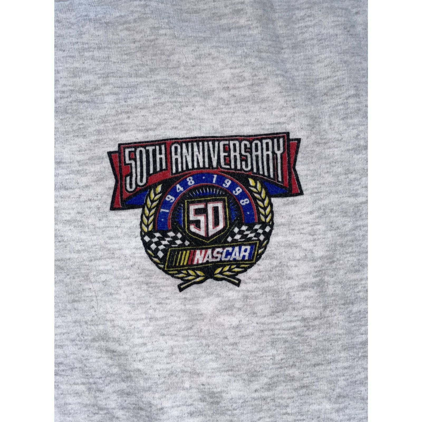 Brooks Nascar 50th anniversary t shirt heather greg Medium Mens T-Shirt Gray M Size US M / EU 48-50 / 2 - 3 Thumbnail
