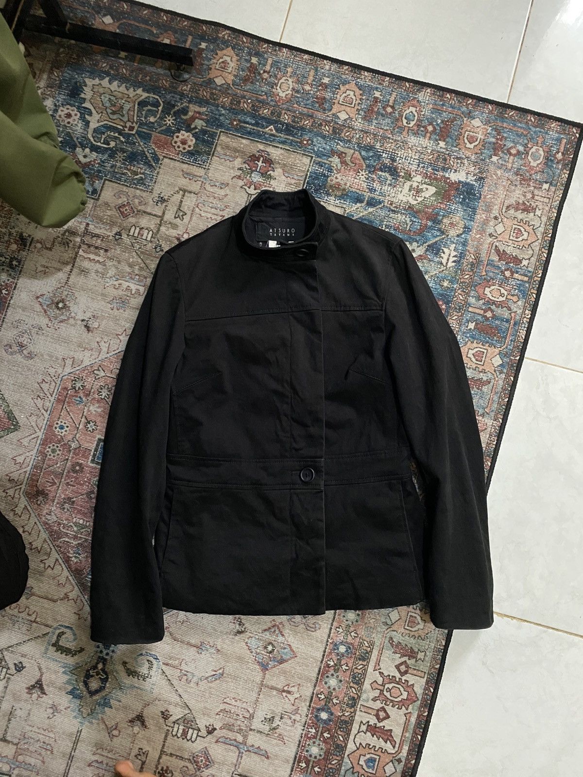ATSURO TAYAMA Atsuro Tayama "SAMPLE" blck blazer Size S / US 4 / IT 40 - 3 Thumbnail