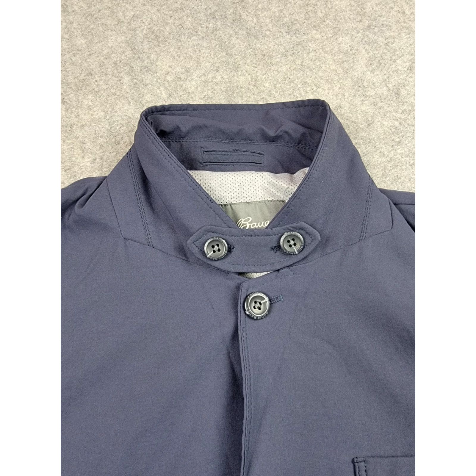 Eddie Bauer Eddie Bauer Travex Jacket Mens 44 Blue Button Close Performance Blazer Outdoor Shirt Jacket Windbreaker Size 44R - 4 Thumbnail