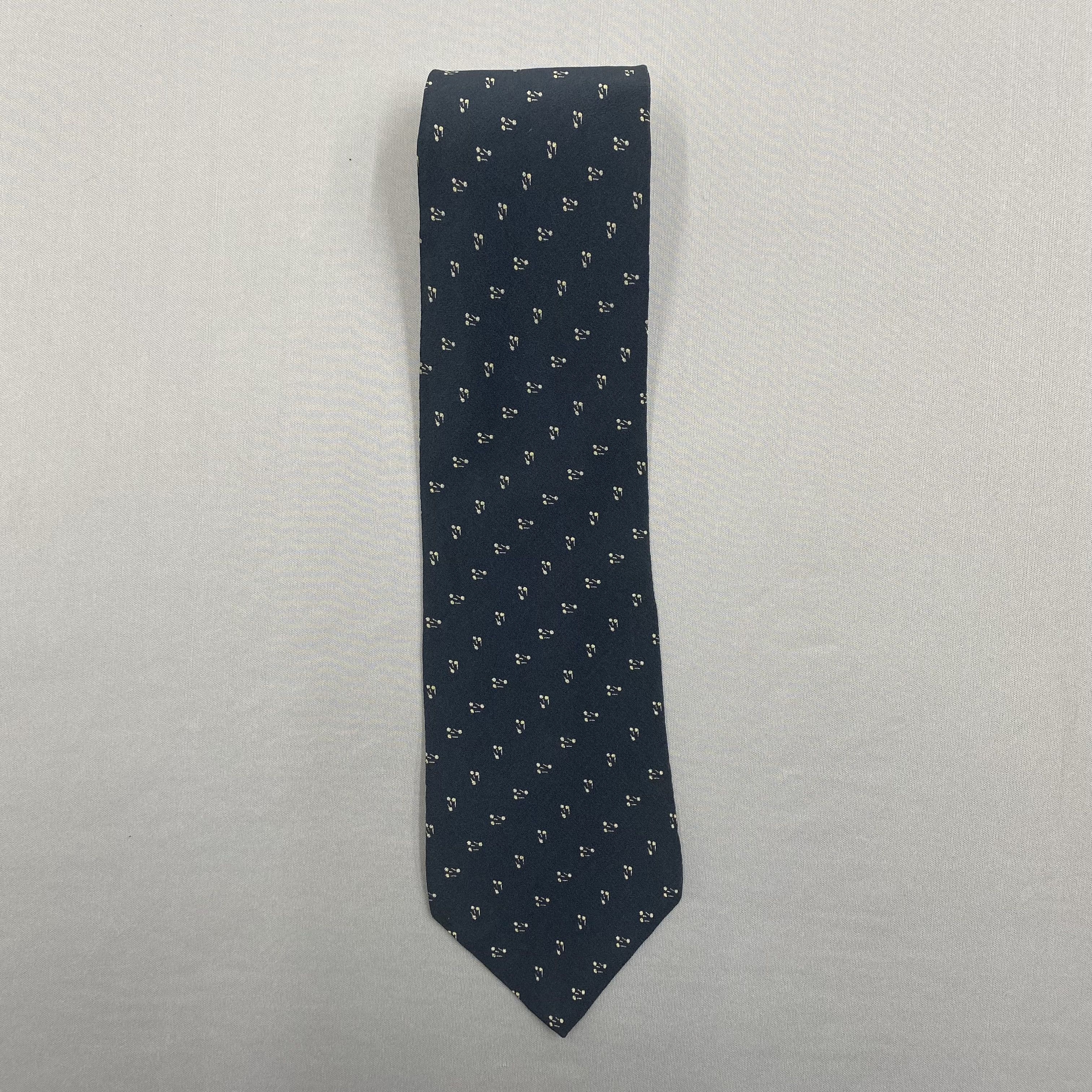 Giorgio Armani Vintage Giorgio Armani SILK Necktie Cravate Pure Silk Size ONE SIZE - 3 Thumbnail