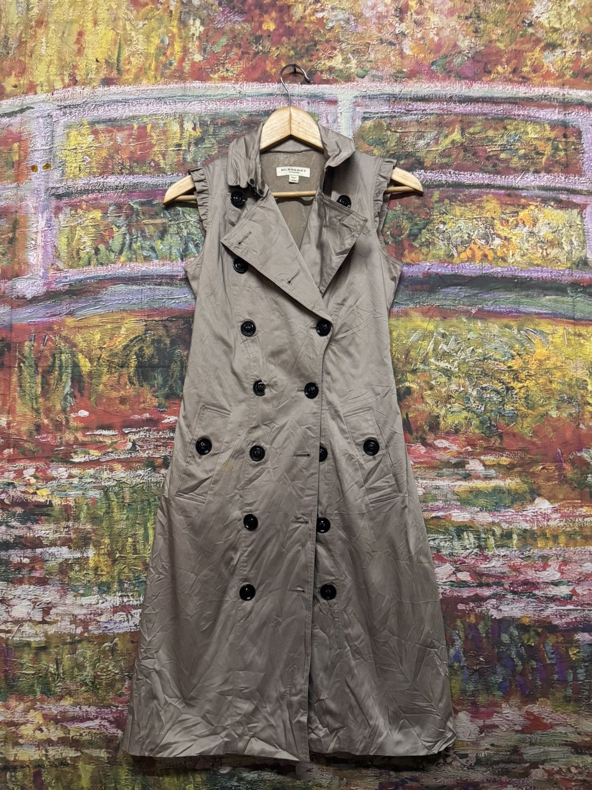Burberry Burberry Sleeveless Trench Dress Size S / US 4 / IT 40 - 5 Thumbnail
