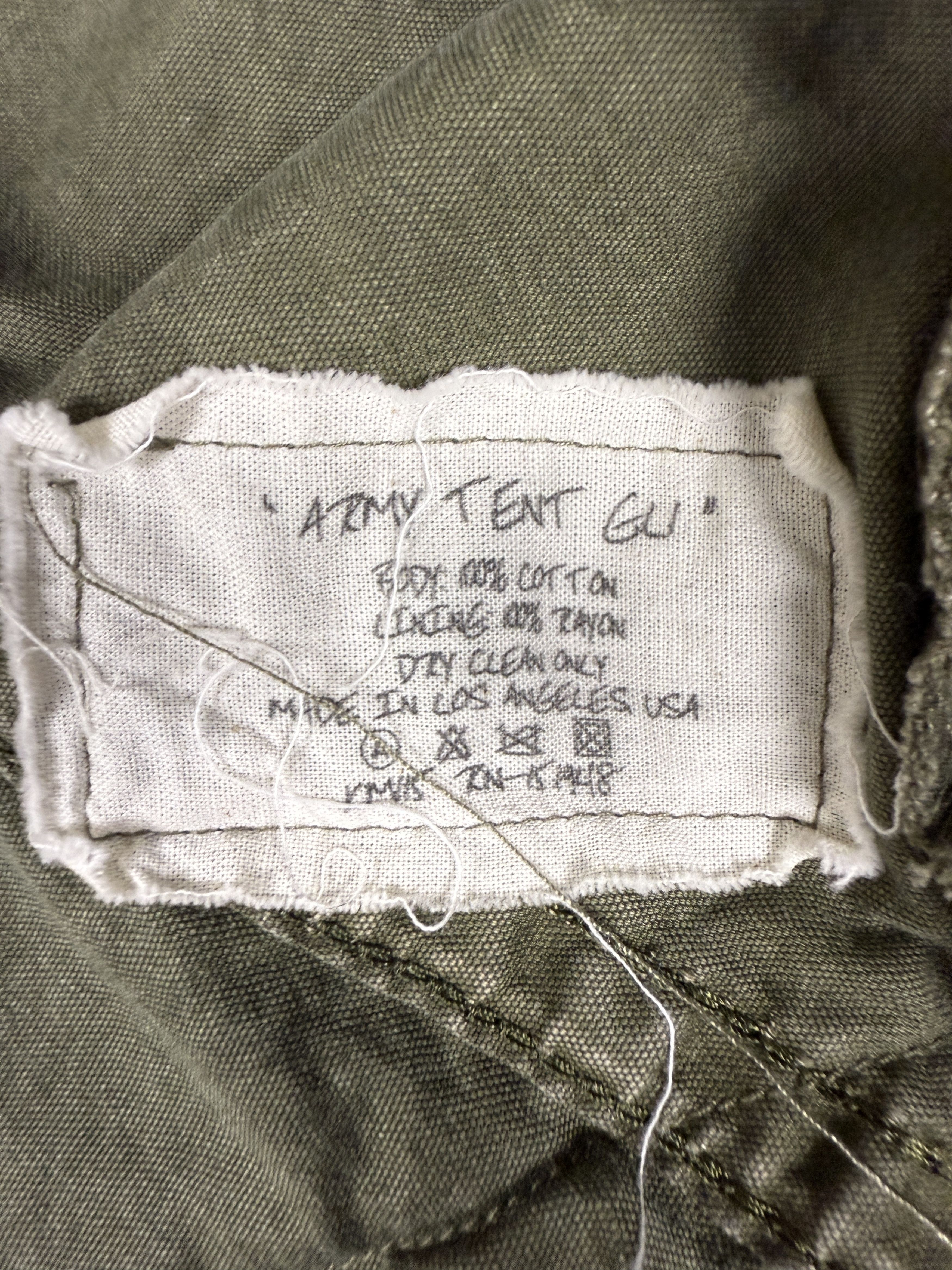 Greg Lauren $1200 Greg Lauren Army Tent GL1 Size US M / EU 48-50 / 2 - 9 Thumbnail