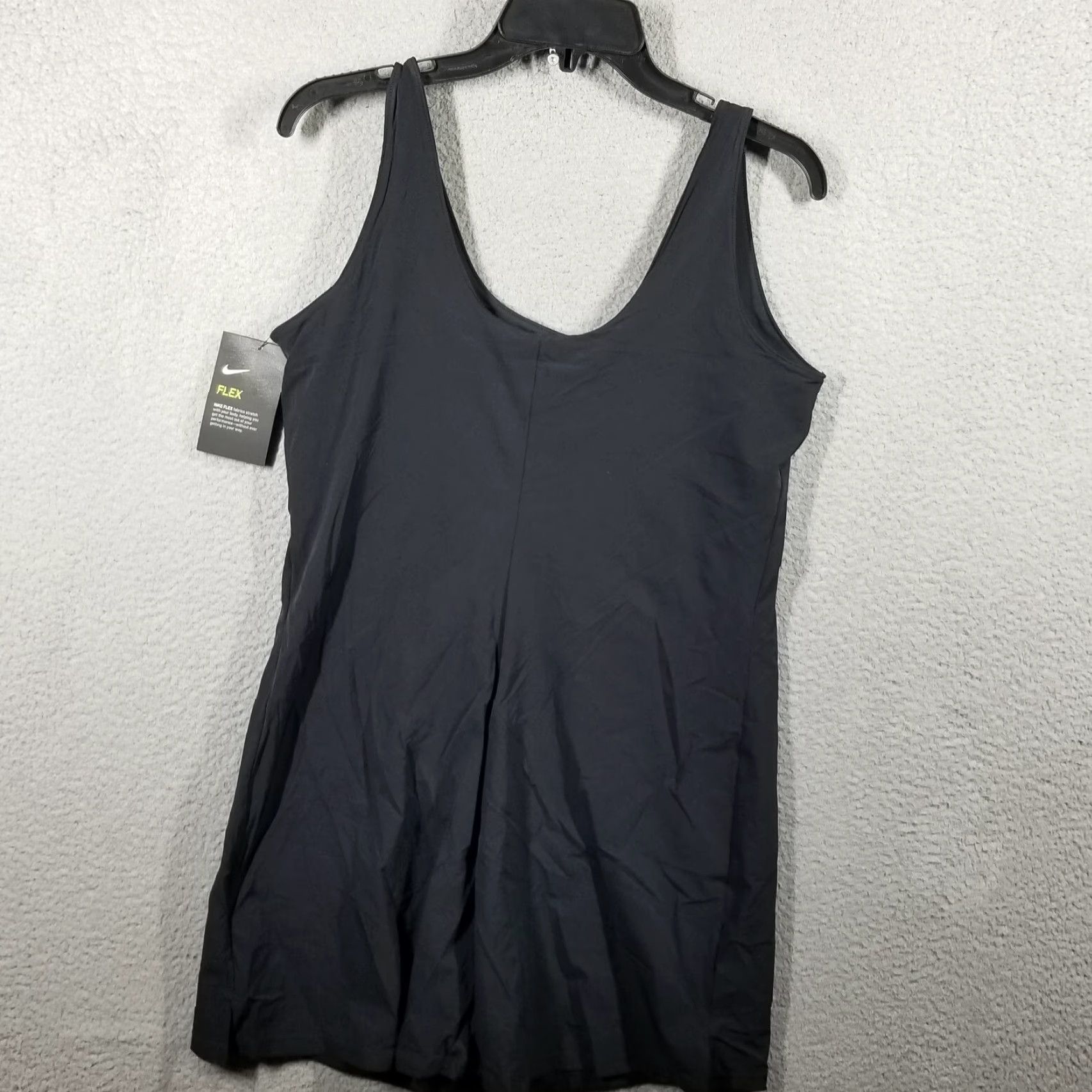 Nike Nike Bliss Luxe Women's Tank Dress Size L Black Sports Casual Sleeveless Size L / US 10 / IT 46 - 2 Thumbnail