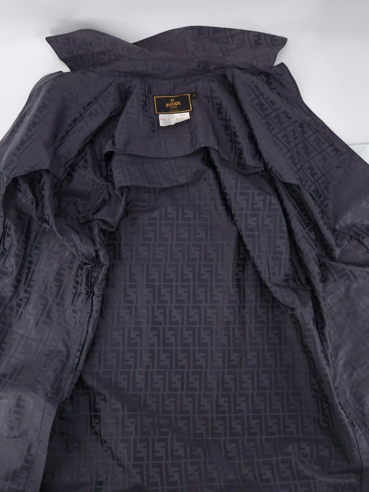 Fendi Fendi Zucca FF Monogram Hooded Trench Coat Size S / US 4 / IT 40 - 8 Thumbnail