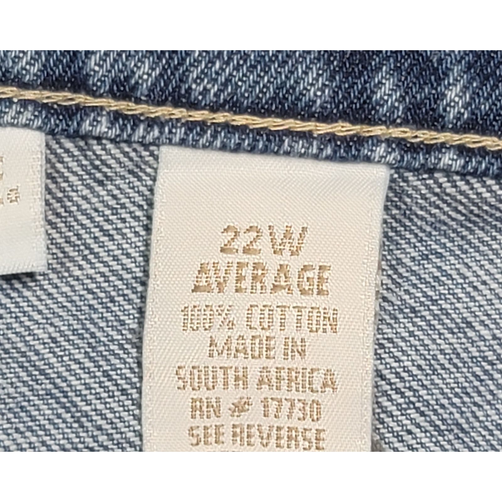 Cherokee Cherokee Blue 5 Pocket Design Denim Jeans 22W Lightweight Size 40" / US 18 - 4 Thumbnail