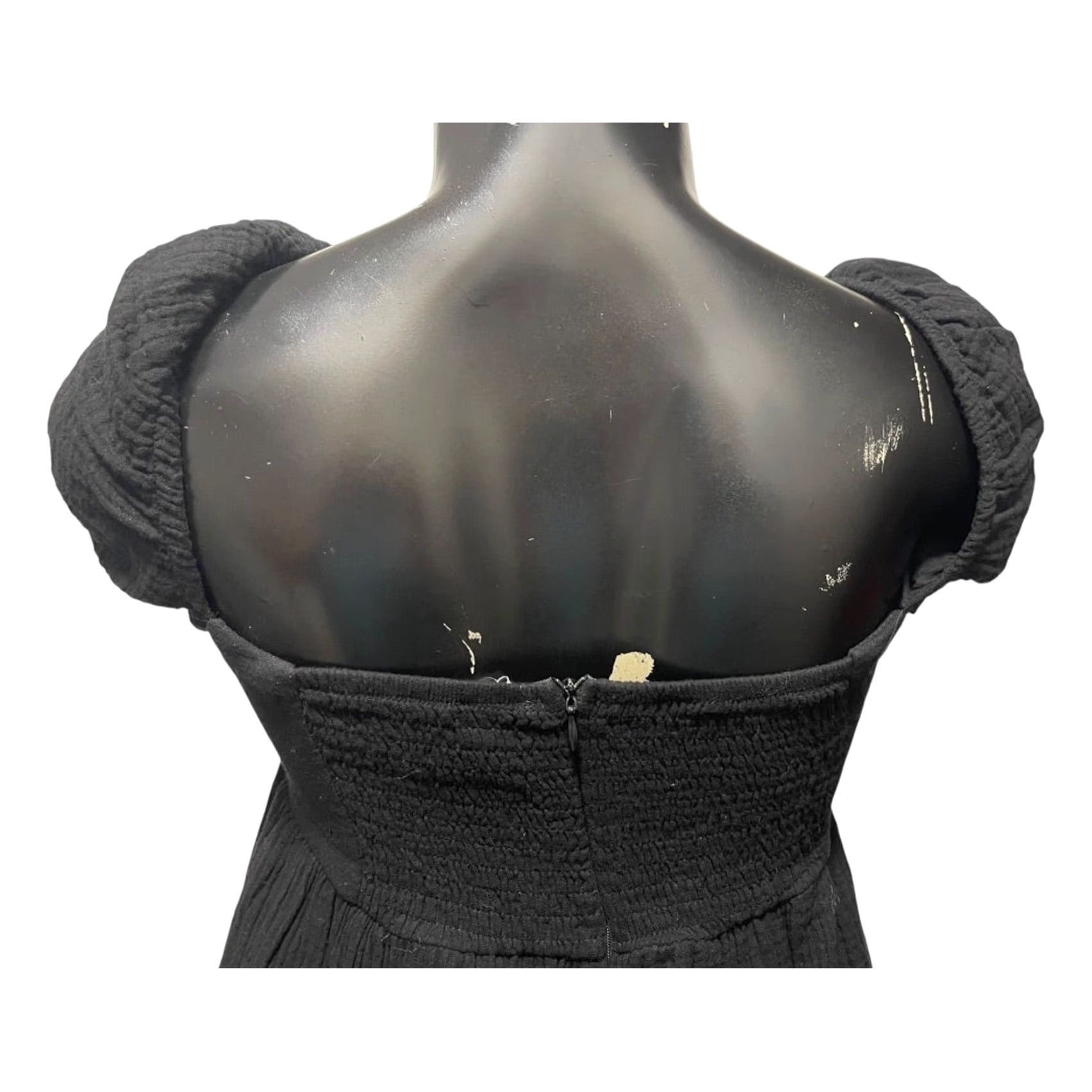 PRINCESS POLLY VINTAGE? Actually not vintage. Princess Polly Romper One-Piece Women Black Size 12 100% Cotton Off Shoulder Size 34" / US 12 / IT 48 - 5 Thumbnail