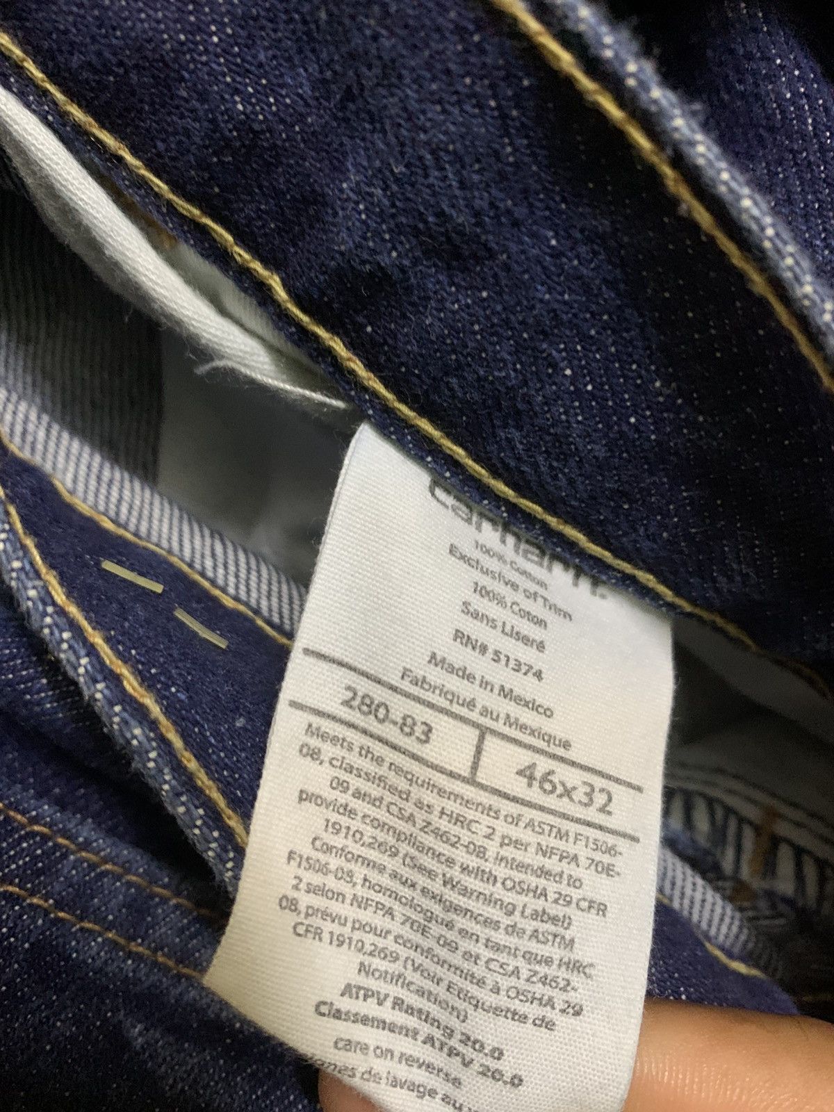 Carhartt CARHARTT JEANS SIZE 46 INCH Size US 44 / EU 60 - 5 Thumbnail