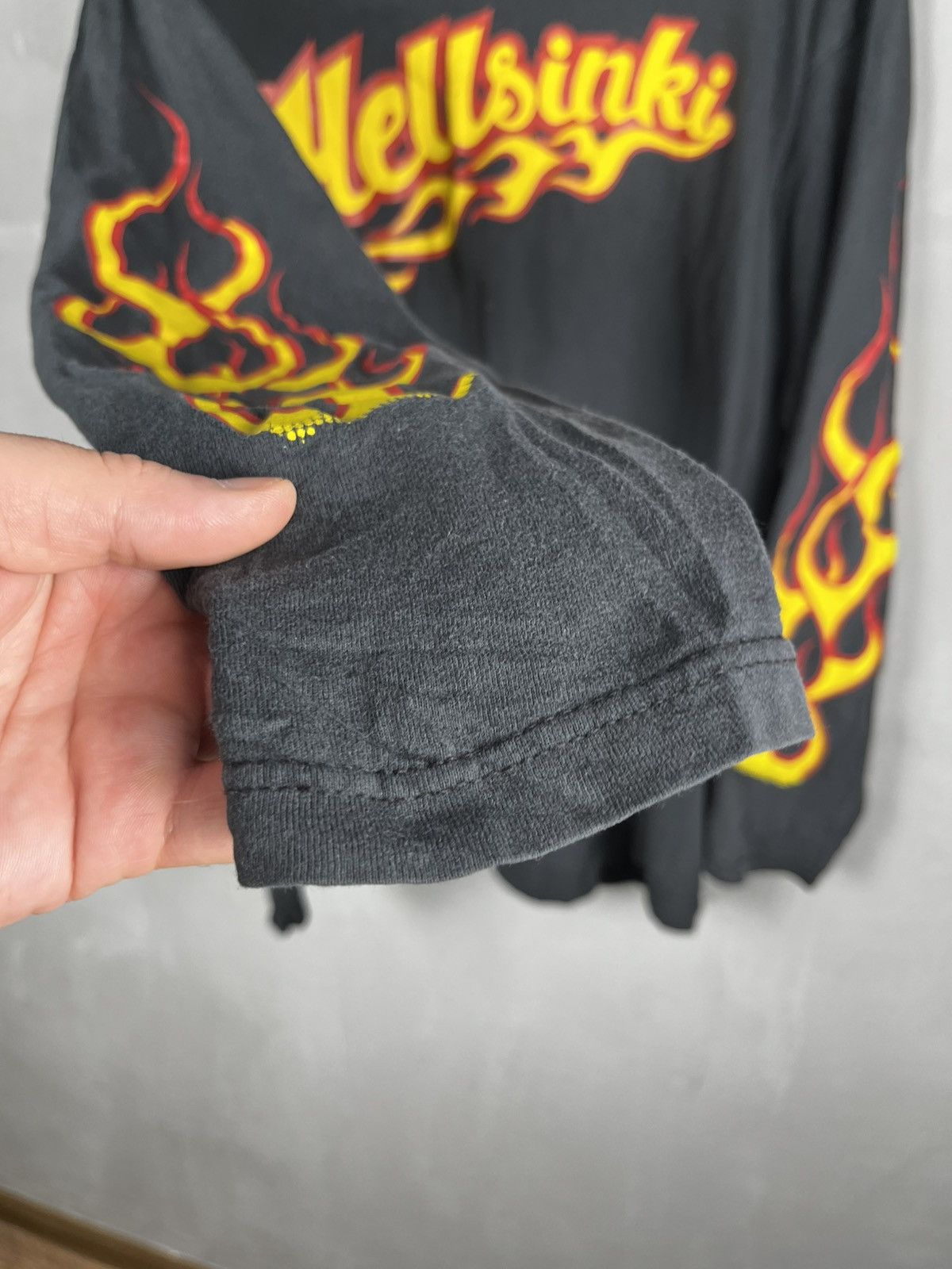 Vintage Hellsinri long sleeve Harley Davidson style Size US L / EU 52-54 / 3 - 12 Thumbnail