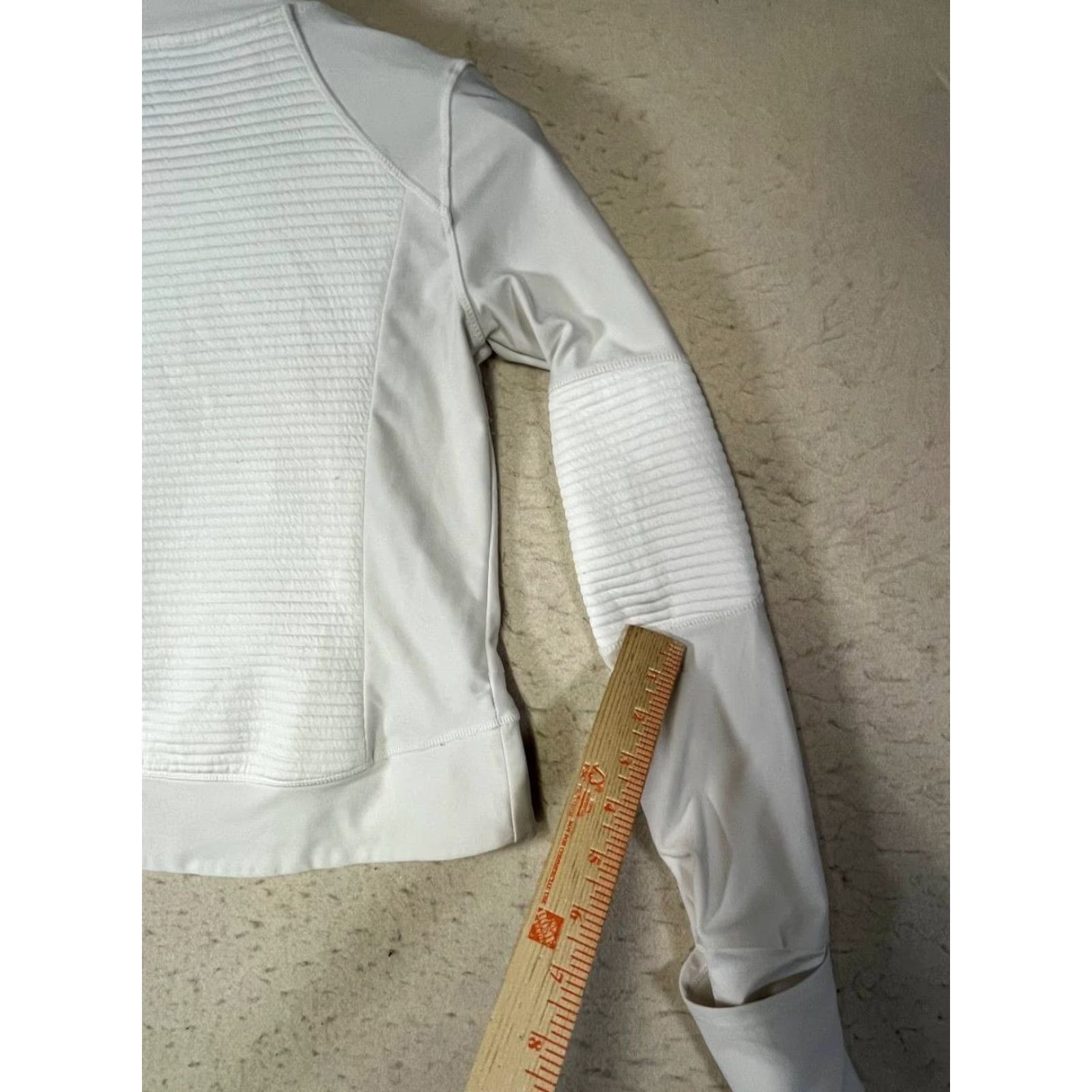 Vintage Mondetta White Full Zip Moto Style Jacket XS Women Regular See Pics Size XS / US 0-2 / IT 36-38 - 6 Thumbnail