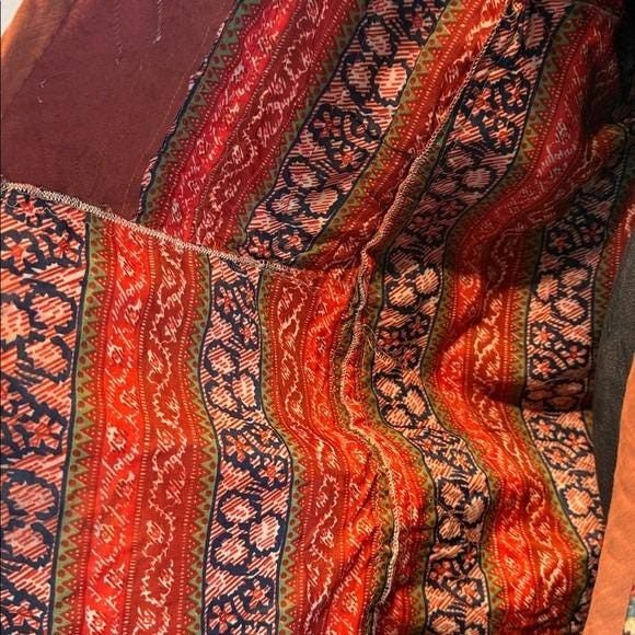 Other Handmade Patchwork Kimono Jacket Women Bright Multicolor OS Size ONE SIZE - 10 Thumbnail