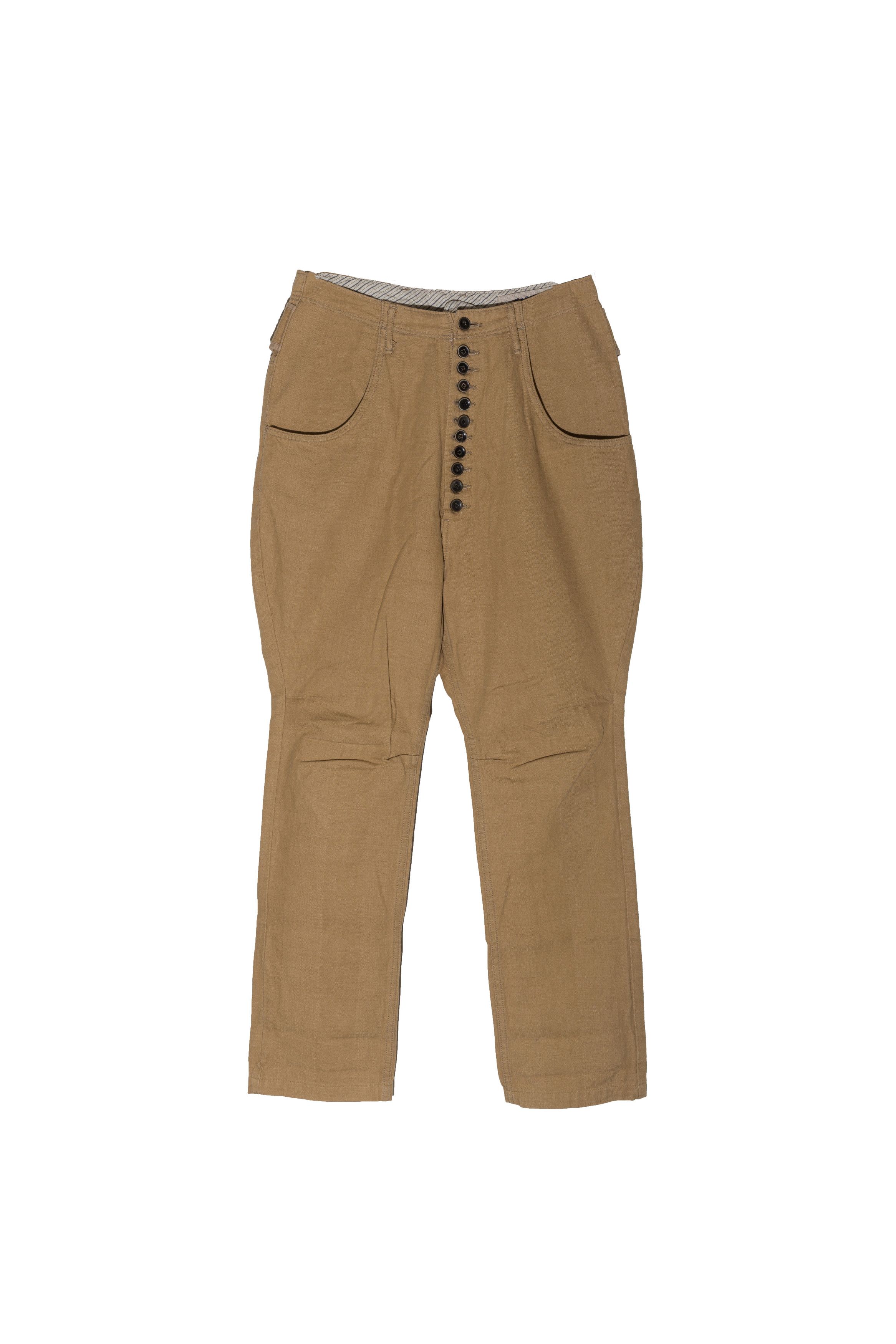 Kapital CLIP BACK STRAP 11 BUTTON WORK TROUSERS Size US 28 / EU 44 - 1 Thumbnail