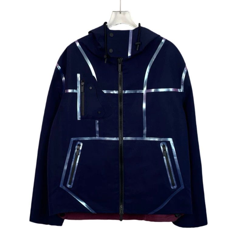Dior Dior Dark blue reflective strip hooded zipper long-sleeved Size US S / EU 44-46 / 1 - 1 Thumbnail