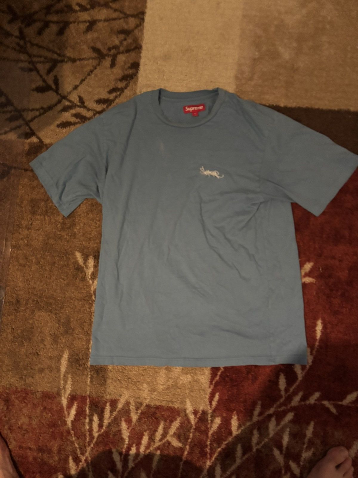 Supreme Supreme Blue Graffiti T-Shirt Size US M / EU 48-50 / 2 - 1 Thumbnail