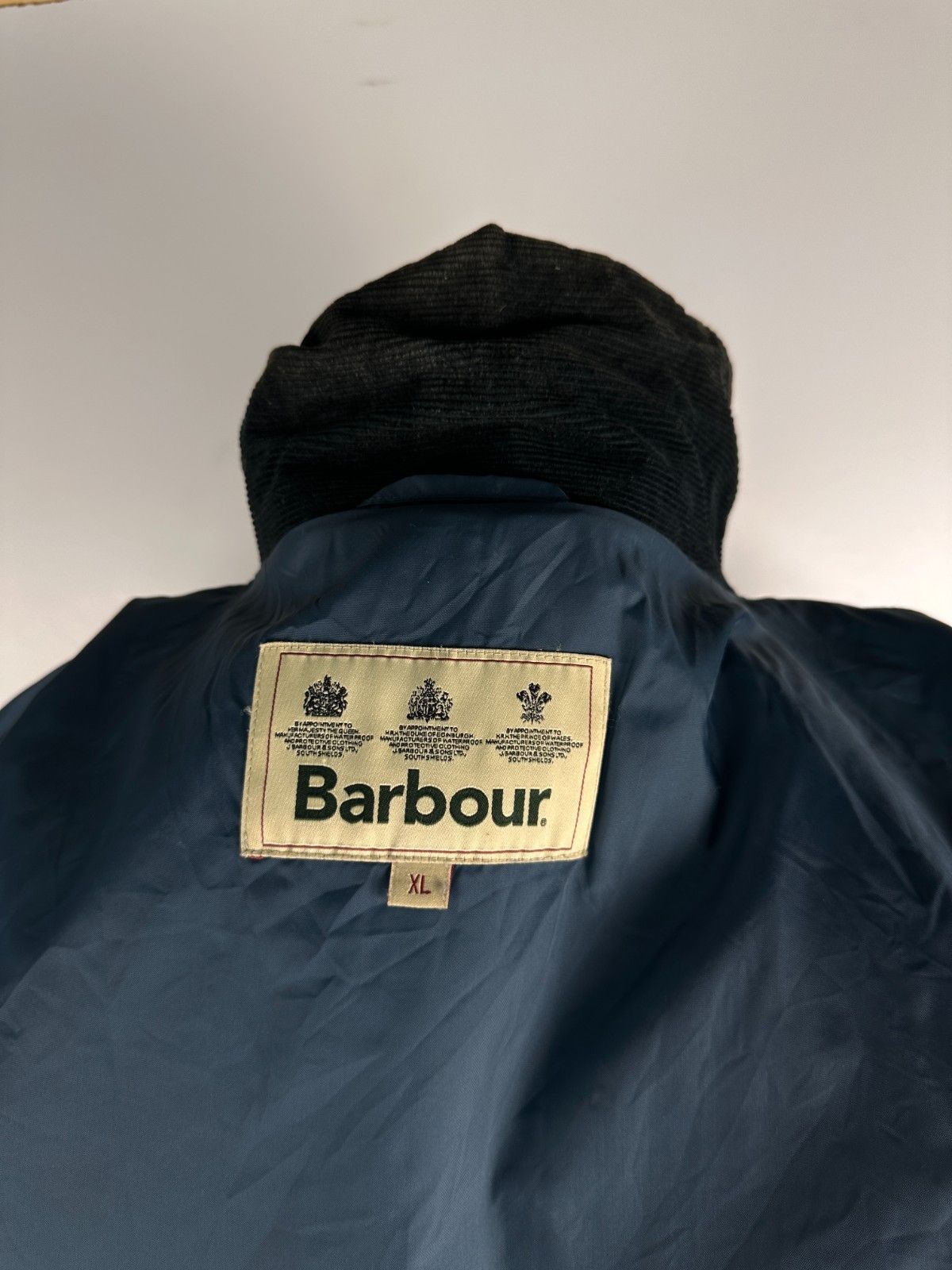 Barbour Barbour Men's Barron Quilted Jacket Warm Blue Size XL Size US XL / EU 56 / 4 - 10 Thumbnail