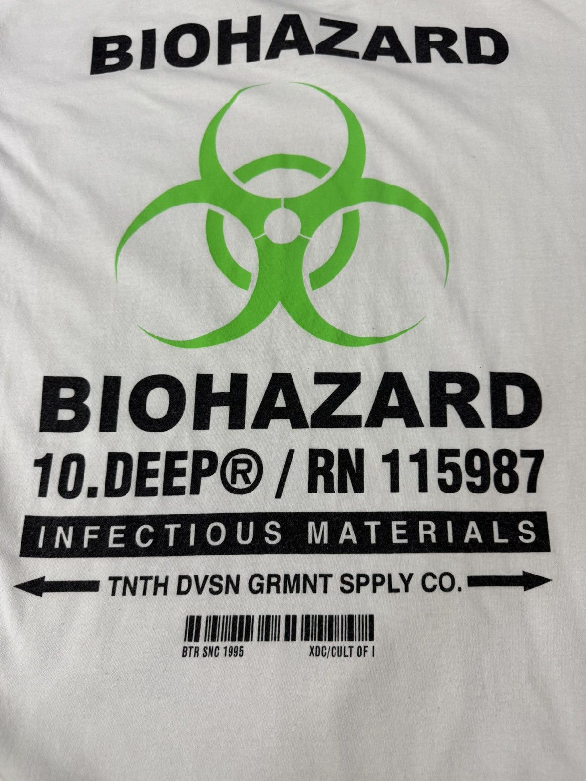Designer Biohazard Tee Size US XL / EU 56 / 4 - 10 Thumbnail