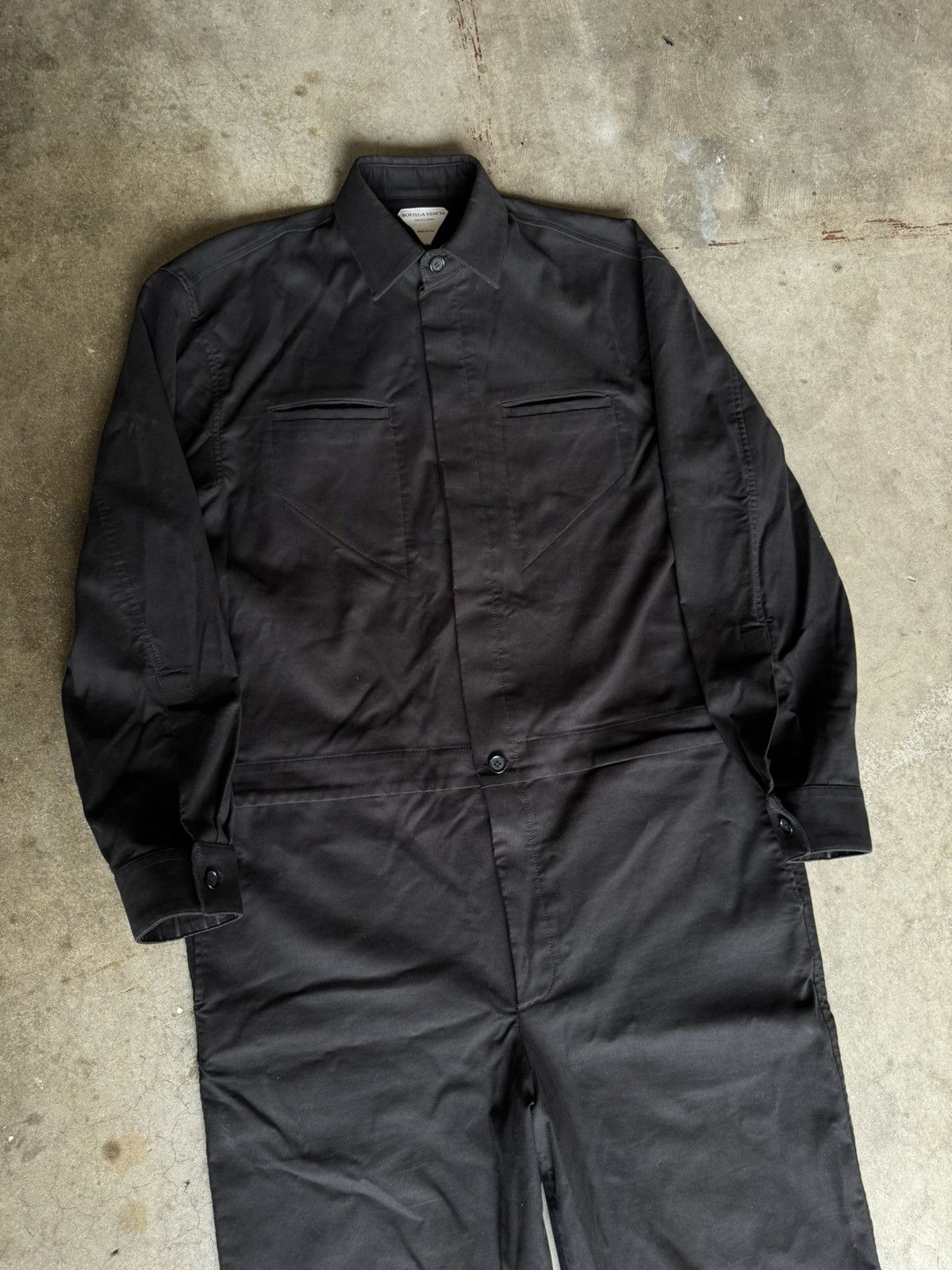 Bottega Veneta Bottega Veneta Pre Fall 2020 Coveralls Jumpsuit Black Size US 34 / EU 50 - 2 Thumbnail