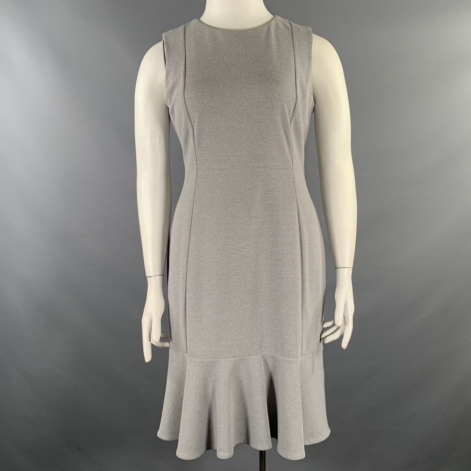 Calvin Klein Size 12 Gray Polyester Blend Heather Sleeveless Dress Size XL / US 12-14 / IT 48-50 - 1 Thumbnail