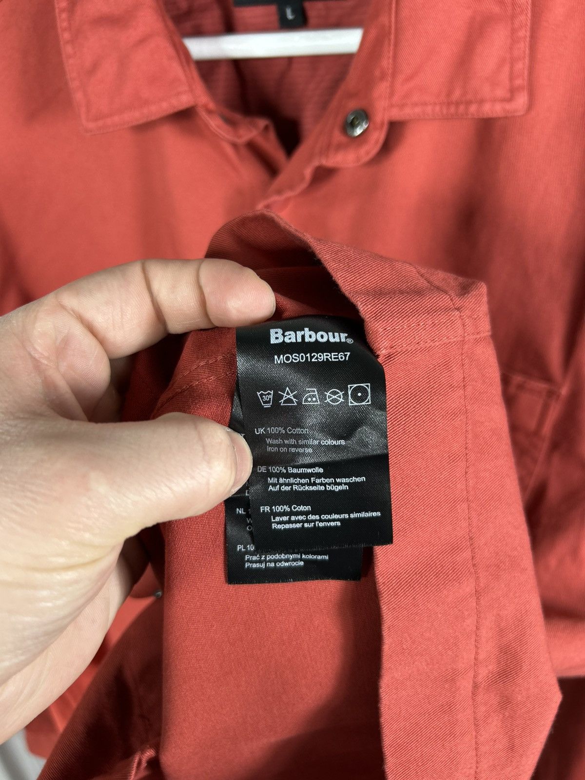 Barbour Barbour International Overshirt Light Jacket size L Size US L / EU 52-54 / 3 - 6 Thumbnail