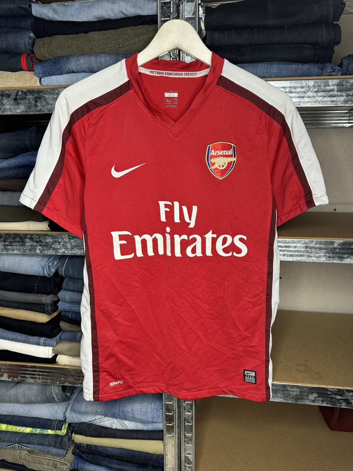 Nike 2008-10 Arsenal Nike Home Football Jersey Shirt Men’s Size S Size US S / EU 44-46 / 1 - 1 Thumbnail