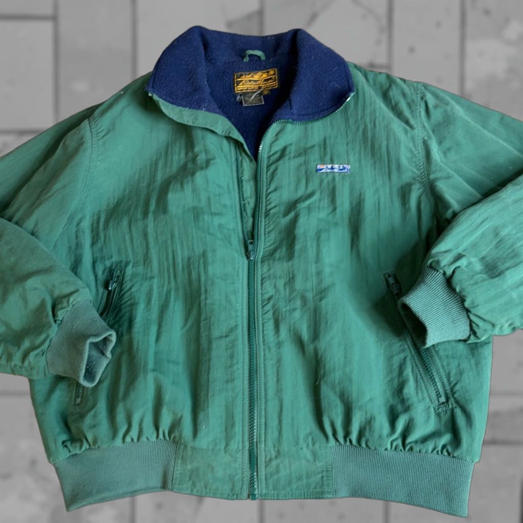 Eddie Bauer VINTAGE Eddie Bauer Jacket Bomber Jacket Mens L Green Seinfeld Seasonal Casual Regular Size Size US L / EU 52-54 / 3 - 1 Thumbnail