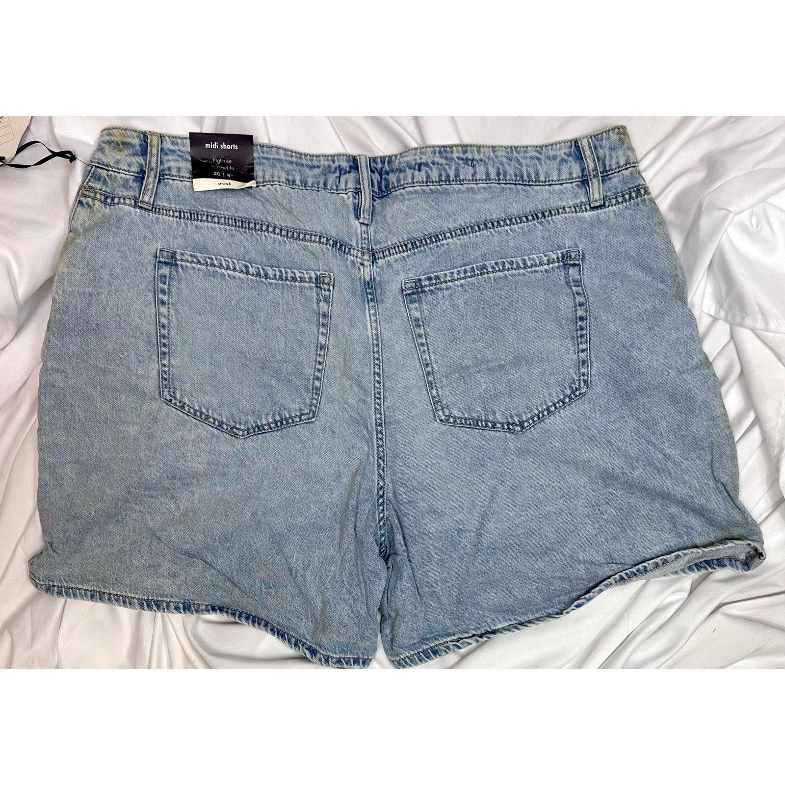 Other Ava & Viv Midi No Gap Waistband Shorts Denim size 20R Size 42" / US 20 - 6 Thumbnail