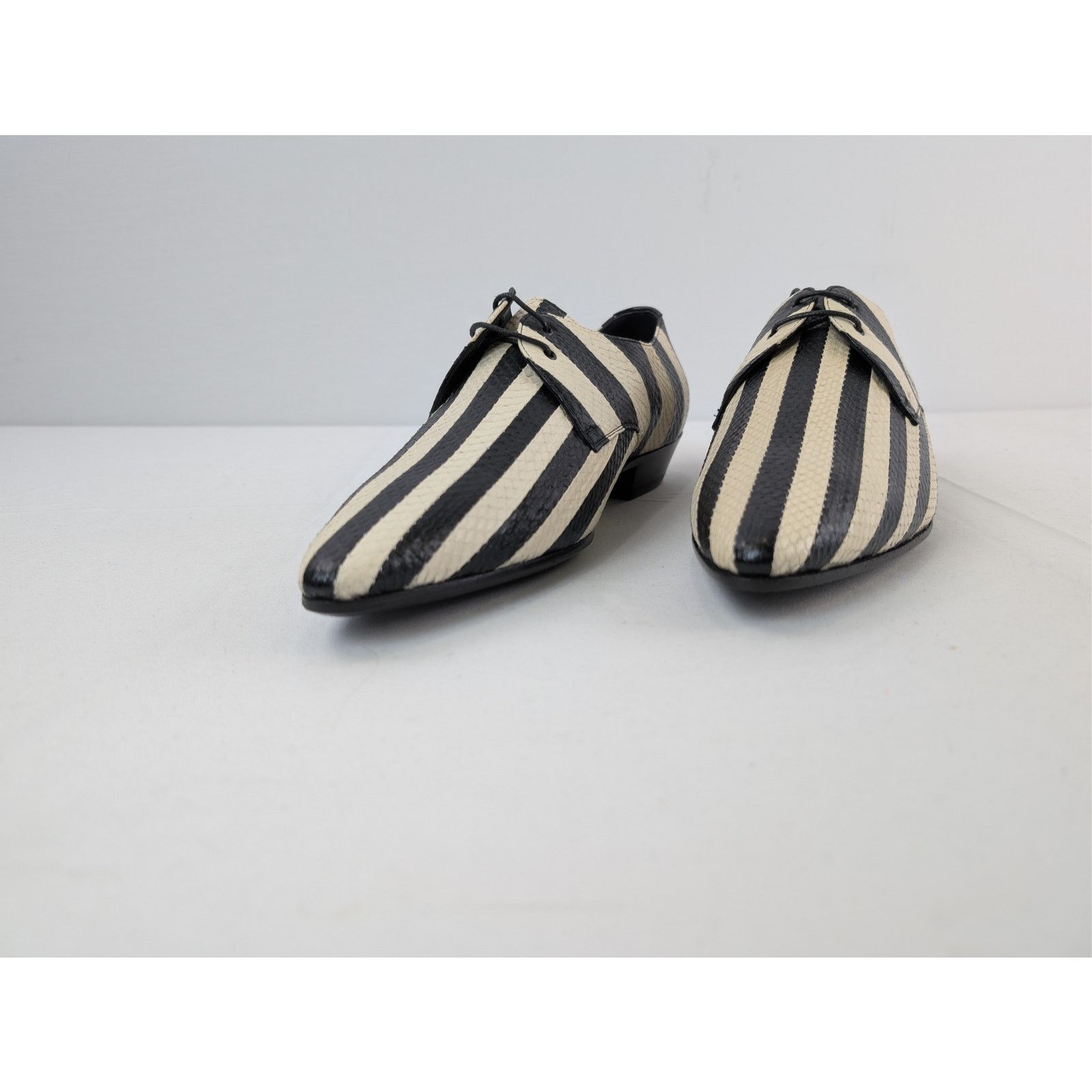 o1rshd1 Jonas 25 Derby Striped Shoes Boots Off White/Black