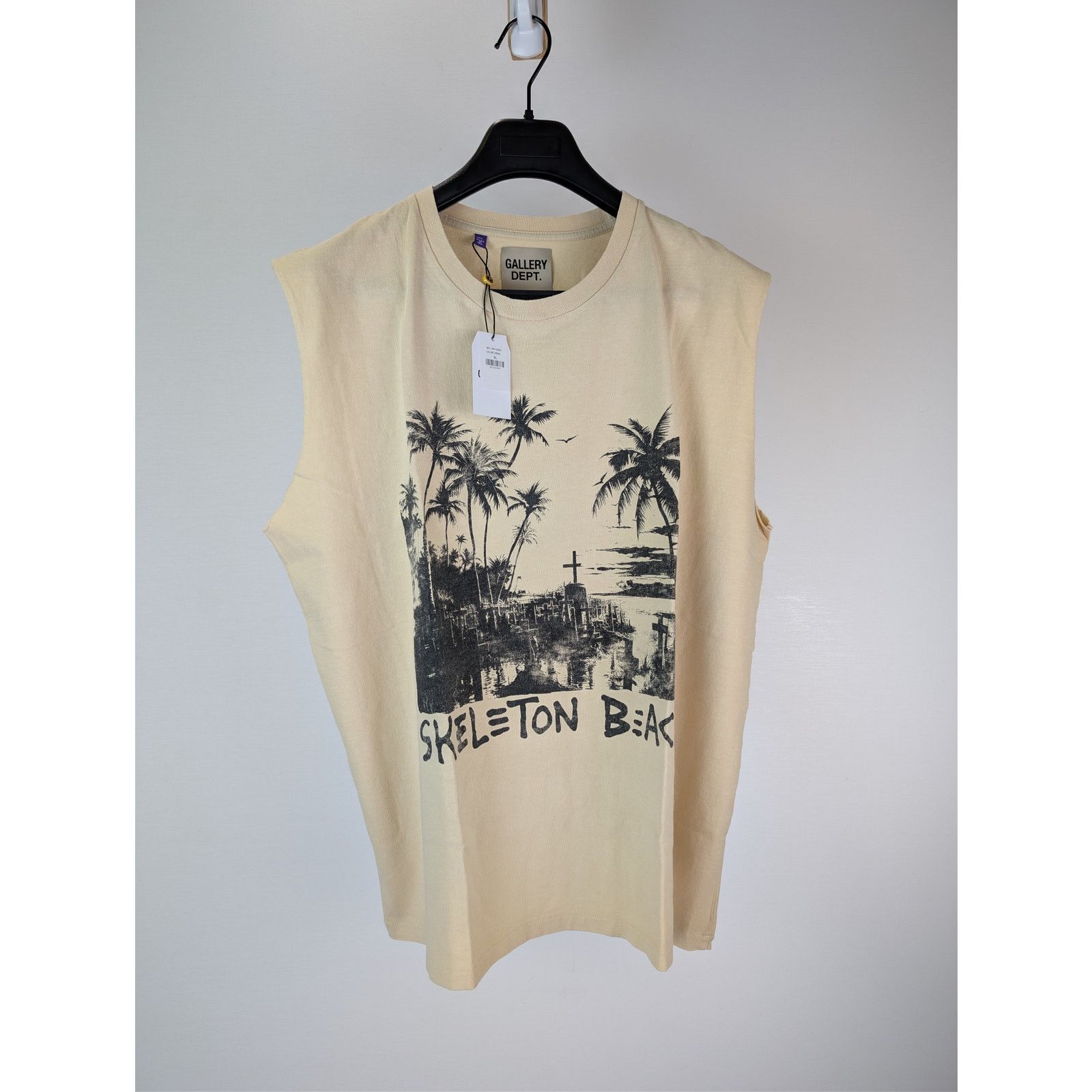 Gallery Dept. o1rshd1 Skeleton Beach Sleeveless T-Shirt in Beige Size US XL / EU 56 / 4 - 2 Thumbnail