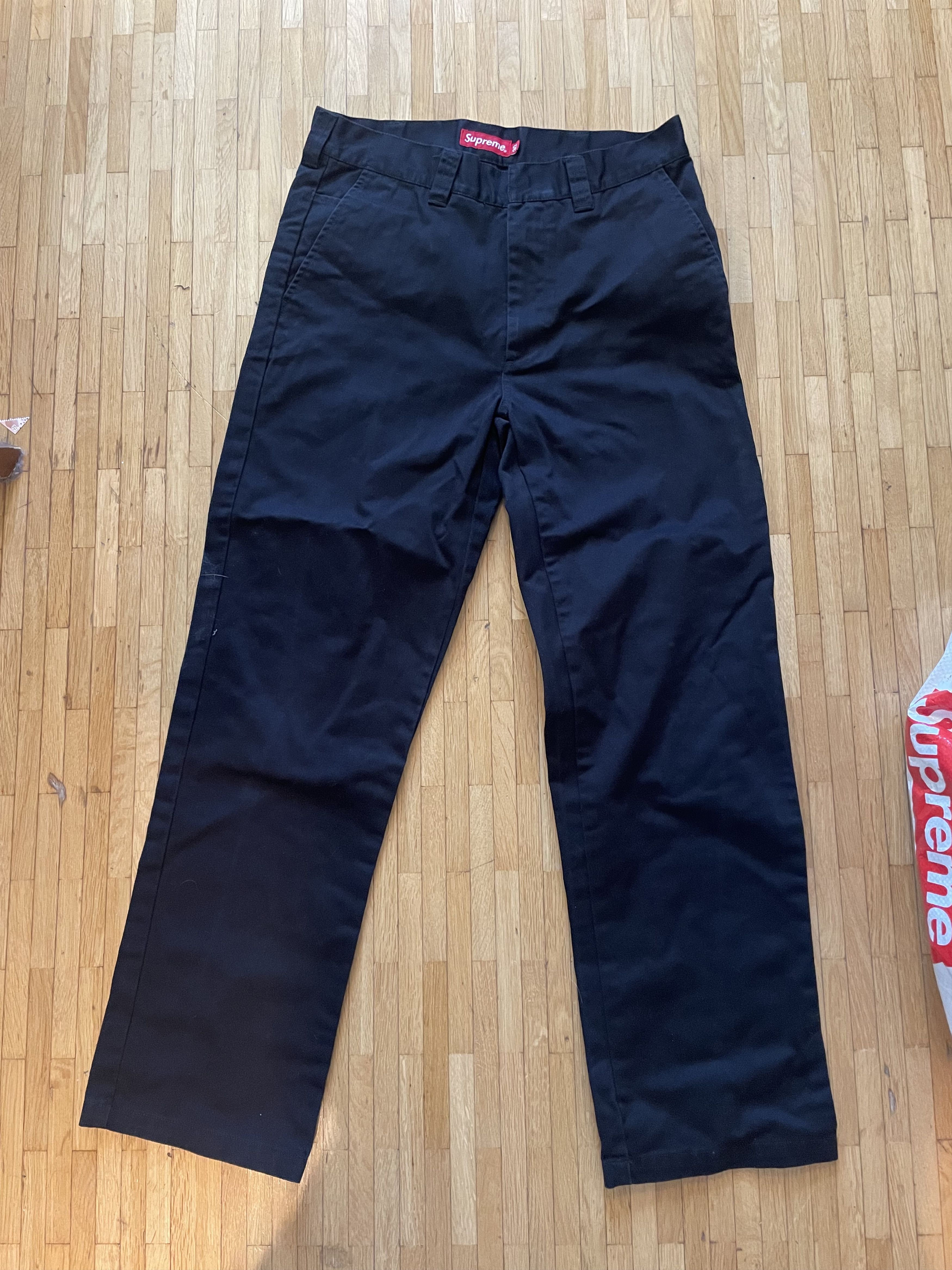 Supreme Supreme Work Pants Black FW20 | Grailed