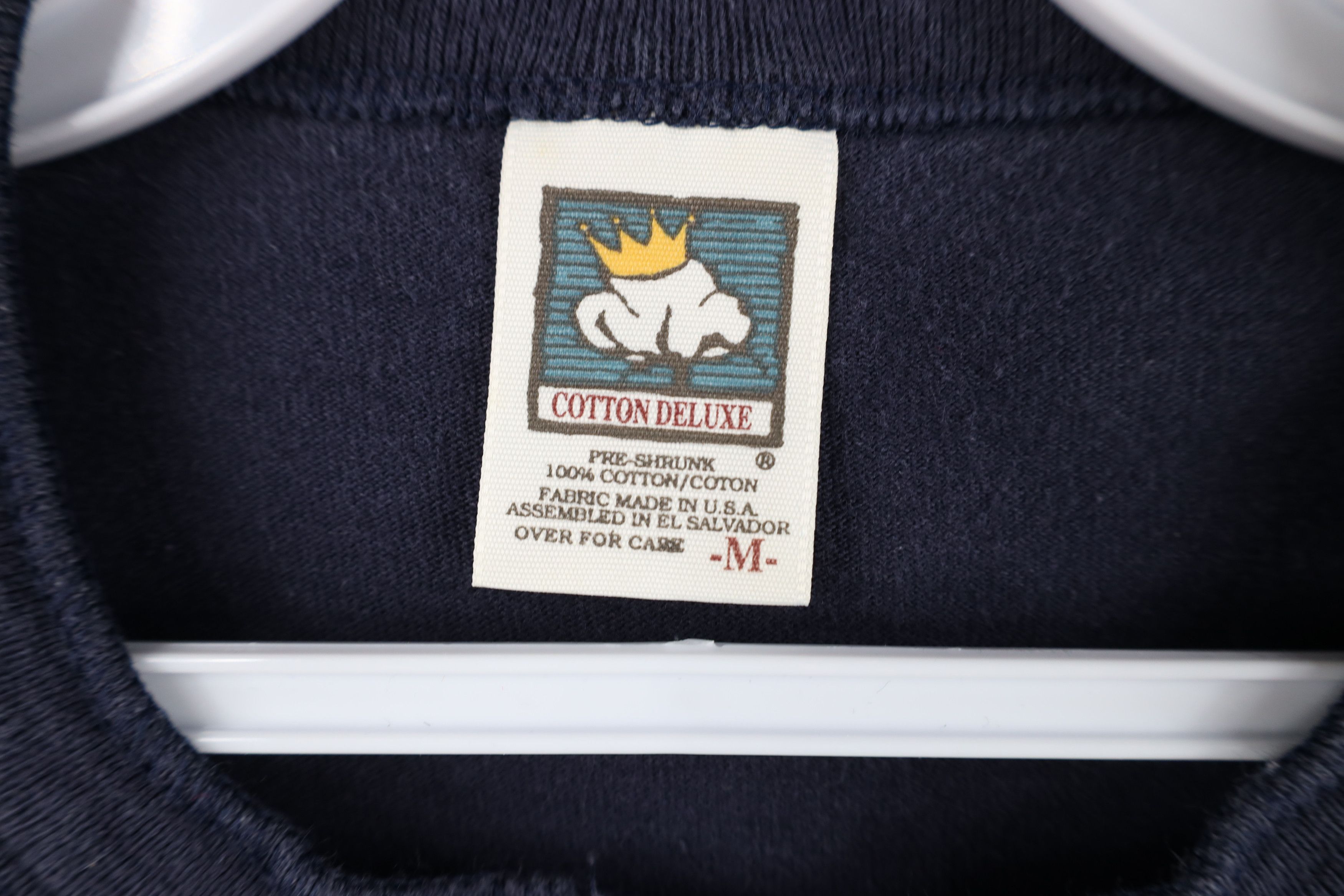 Vintage Vintage 90s Streetwear Blank Heavyweight Henley T-Shirt Blue Size US M / EU 48-50 / 2 - 6 Thumbnail