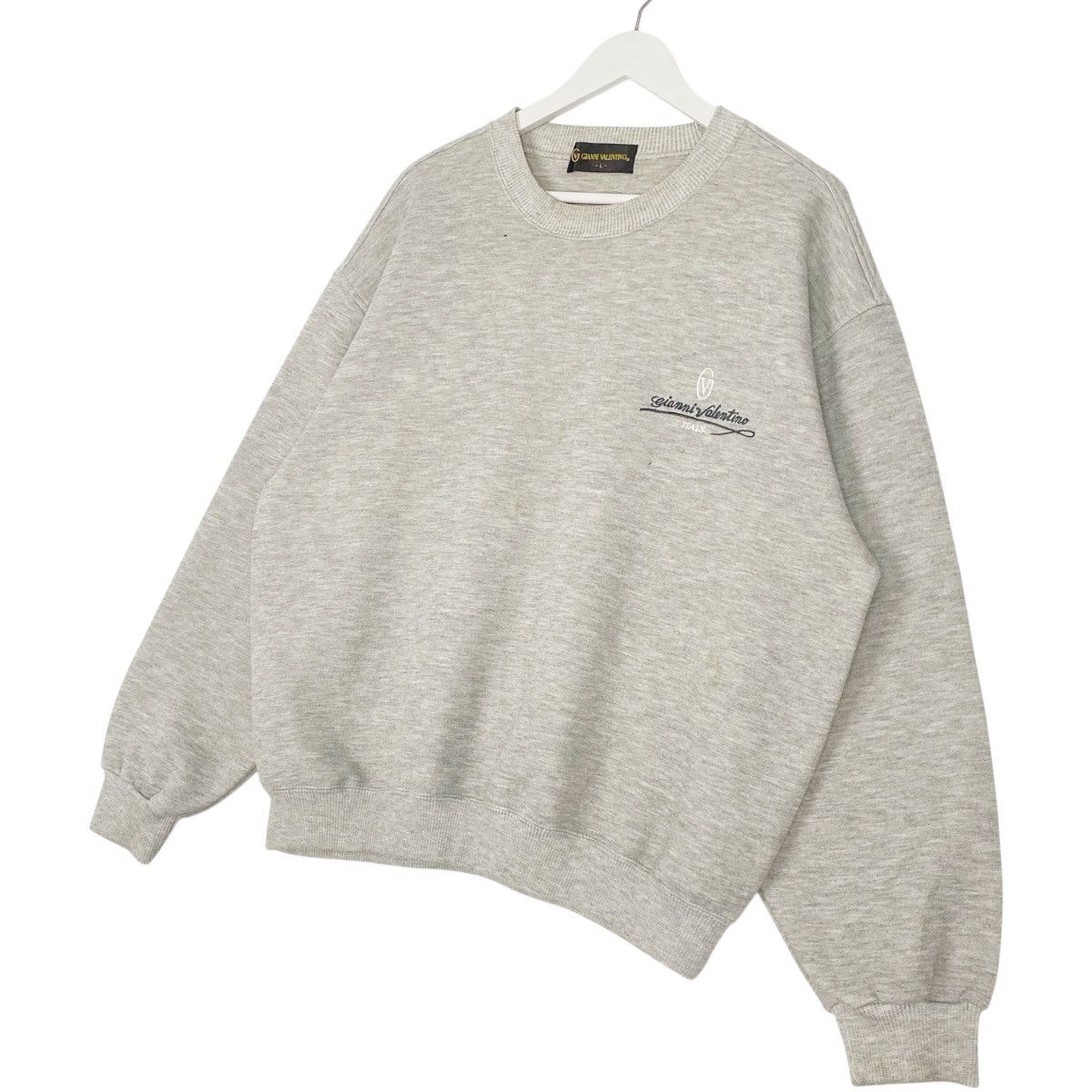 Other Vintage Gianni Valentino Embroidered Crewneck Sweatshir Gray Size US L / EU 52-54 / 3 - 2 Thumbnail