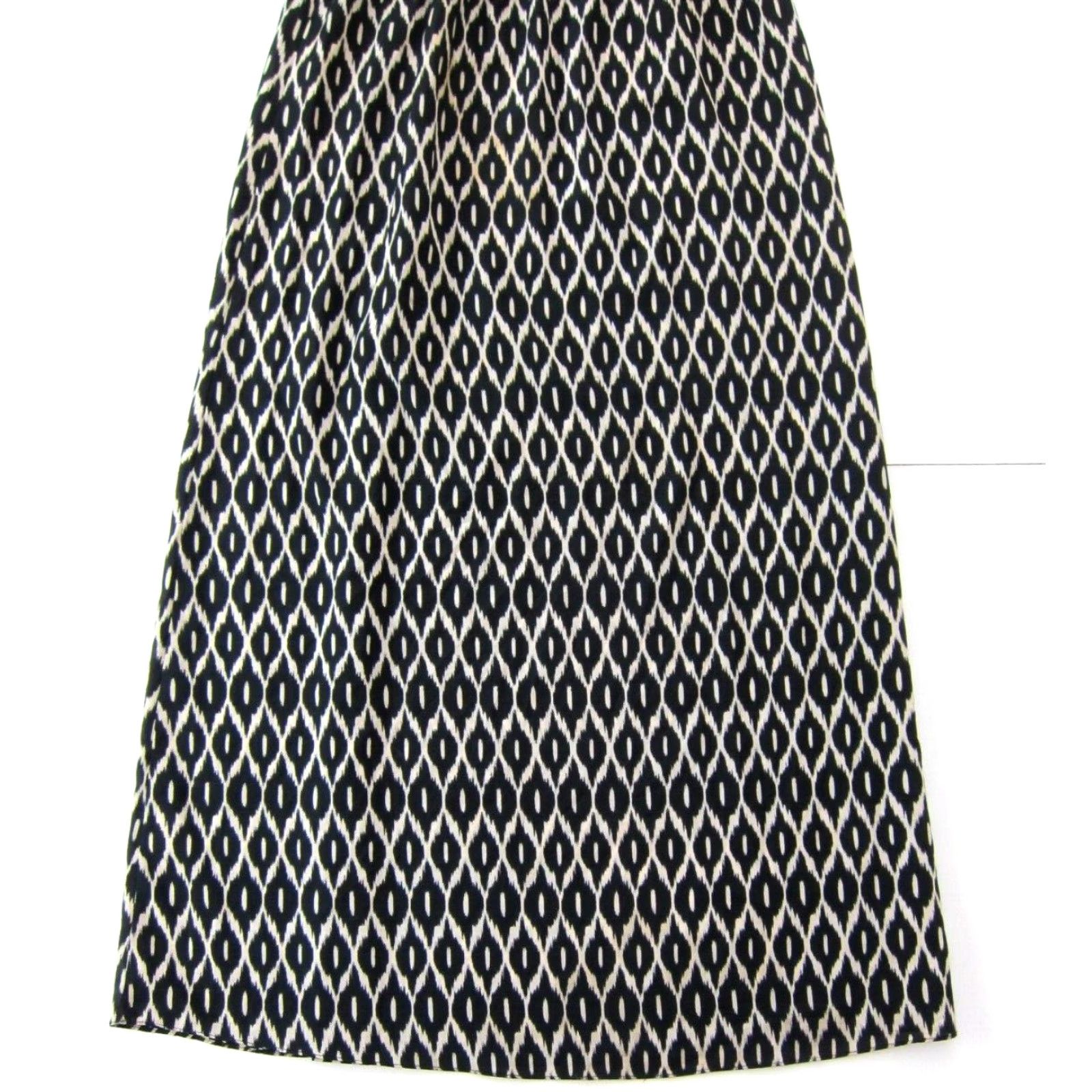 Vintage VINTAGE THML Athropologie Black Geometric V-Neck Long Maxi Tank Slip Tank Dress M Size M / US 6-8 / IT 42-44 - 6 Thumbnail