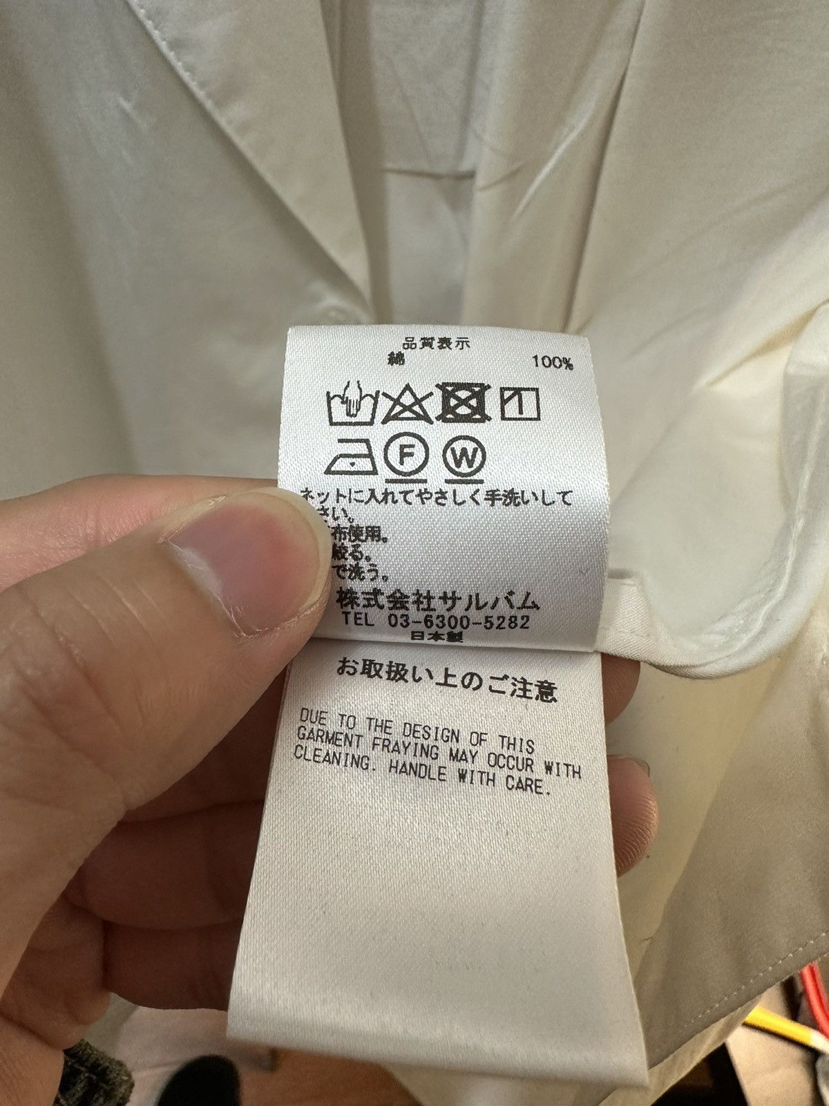 Sulvam Sulvam Raw Hems Darted Shirt Size US S / EU 44-46 / 1 - 7 Thumbnail