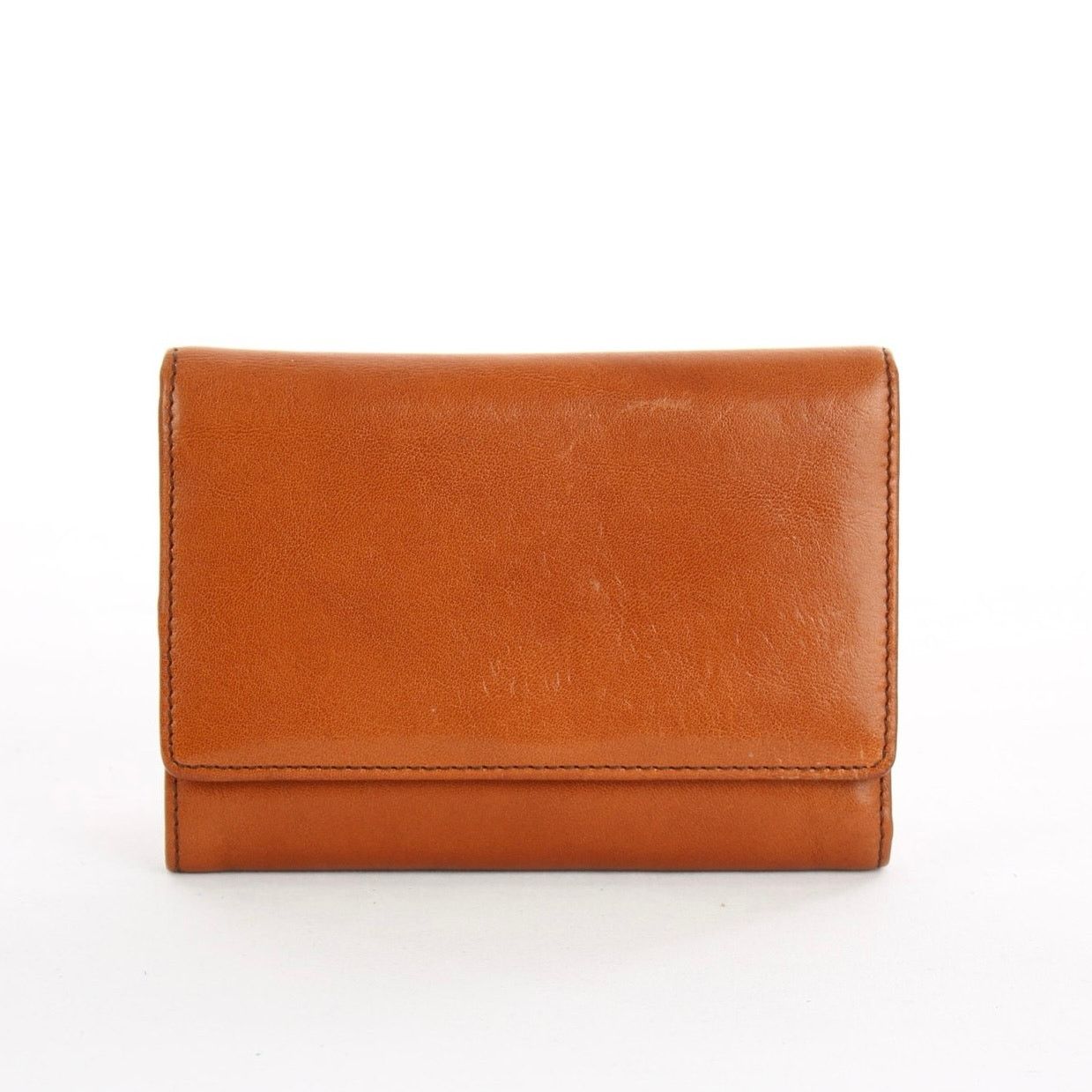 BRAHMIN Brahmin Brown Leather Wallet Bifold Flap Snap Organizer Size ONE SIZE - 1 Thumbnail