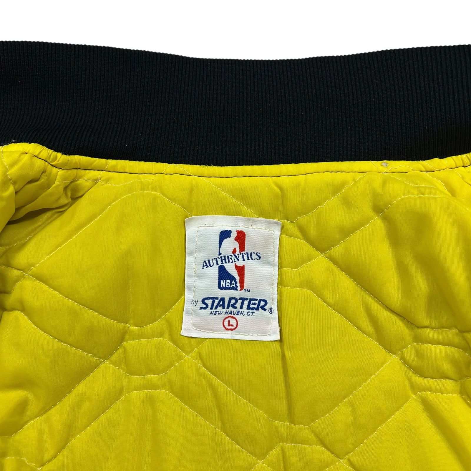 NBA VTG 90s LOS ANGELES LAKERS STARTER SATIN JACKET BOMBER Size US L / EU 52-54 / 3 - 6 Thumbnail