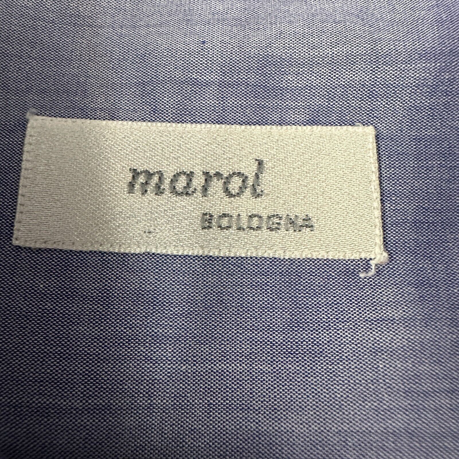 The Unbranded Brand Marol Bologa Dress Shirt Men 43 17 Blue White Striped Purple Size US L / EU 52-54 / 3 - 5 Thumbnail