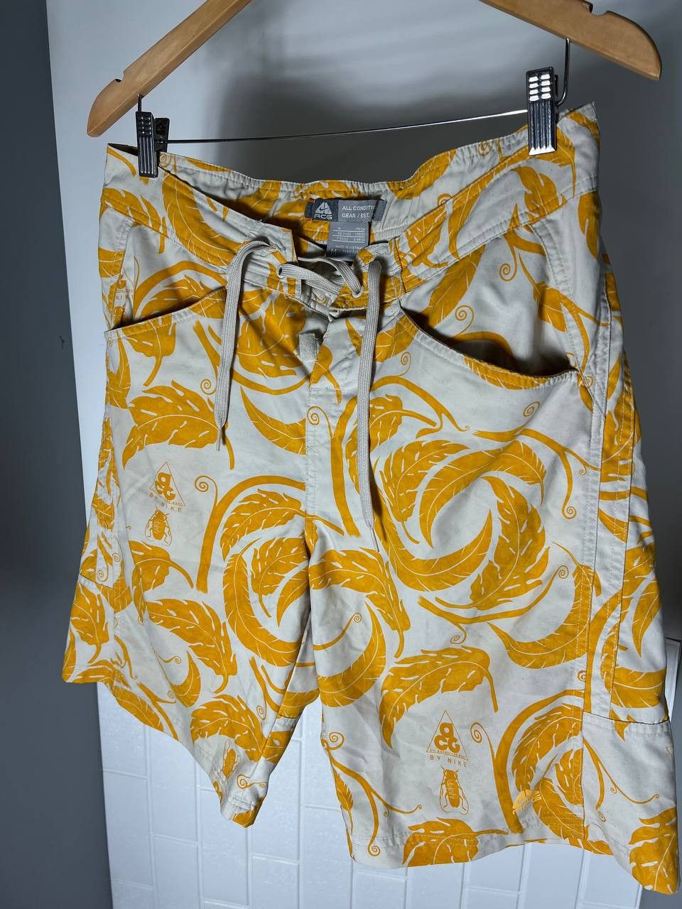 Nike ACG VINTAGE NIKE ACG RETRO DESIGNER SURF SHORTS DRILL Y2K 90s Size US 32 / EU 48 - 14 Thumbnail
