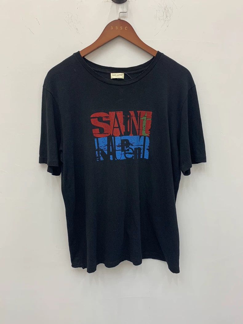Saint Laurent Paris Saint laurent paris short sleeves 2506-Nextarrow Size US S / EU 44-46 / 1 - 1 Thumbnail