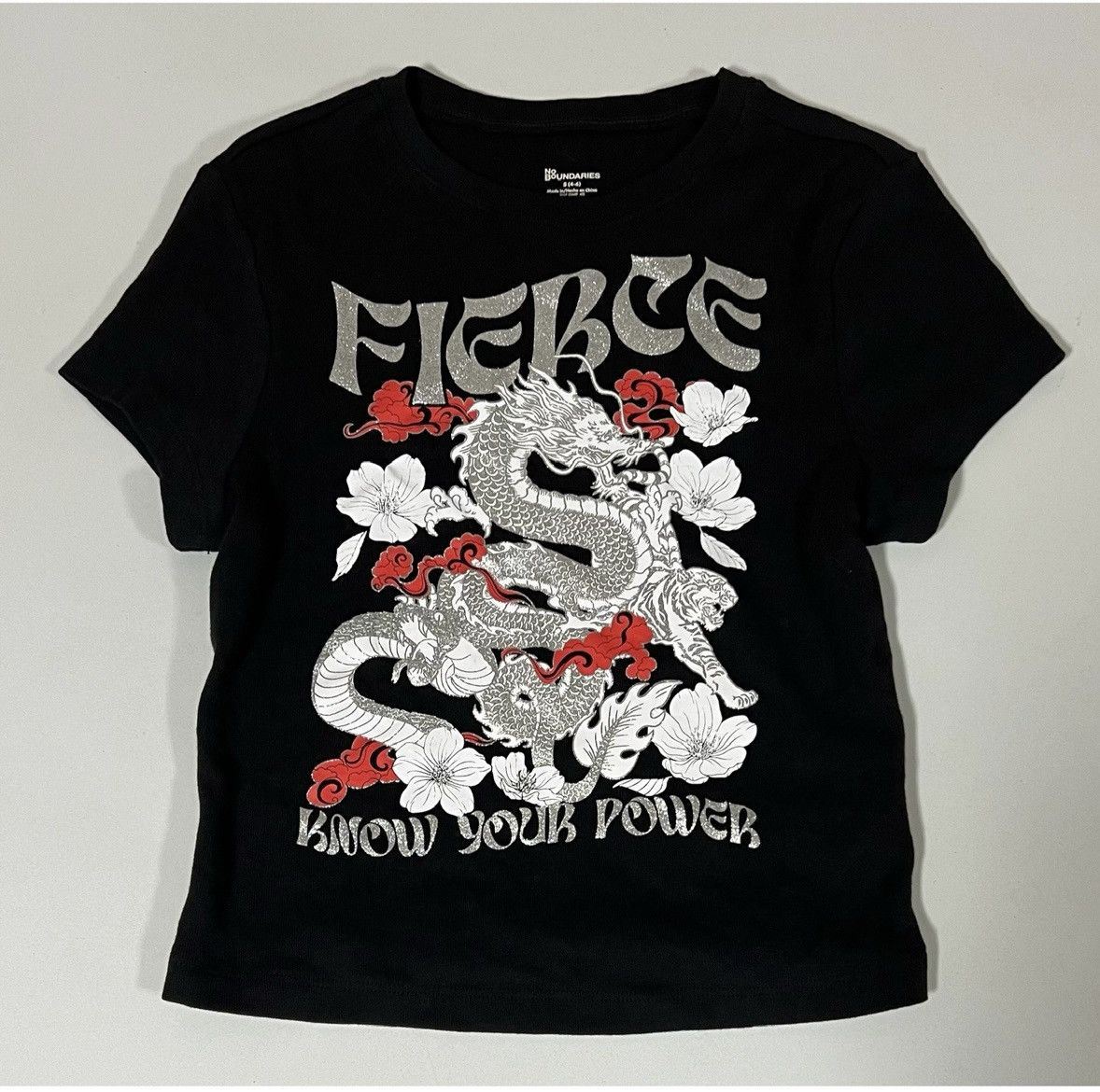 Bond No. 9 ‘Fierce: Know Your Power’ Dragon T-Shirt Top Tee Size S 🌹✨ Size S / US 4 / IT 40 - 1 Thumbnail