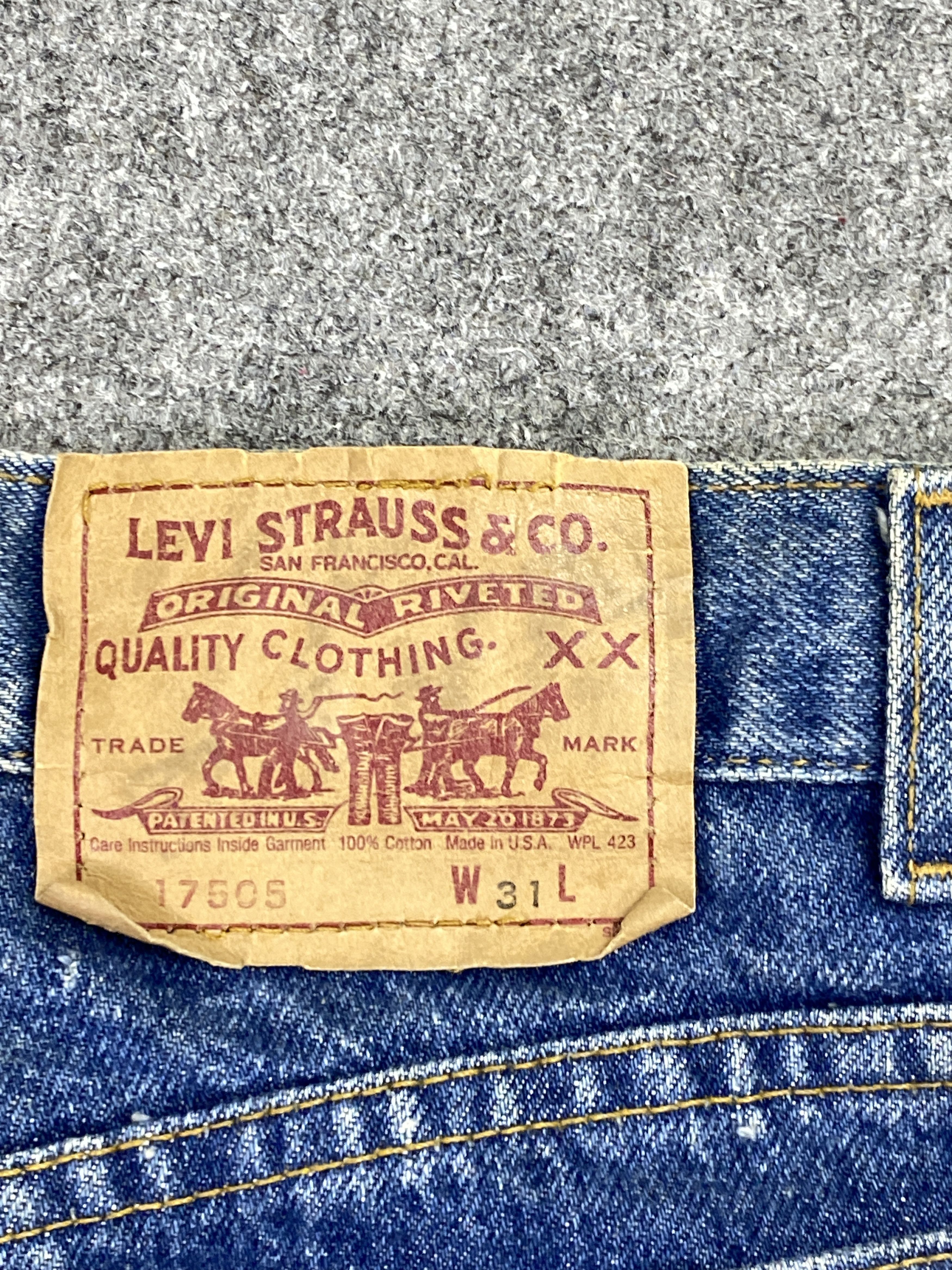 Levi's Vintage Levis 505 Faded Blue Denim Jeans DP2860 Size US 28 / EU 44 - 5 Thumbnail