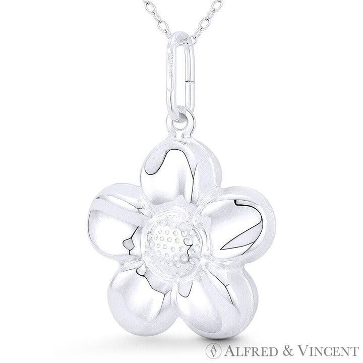 Other 5-Petal Daisy Flower Charm Reversible 3D Pendant Size ONE SIZE - 1 Preview