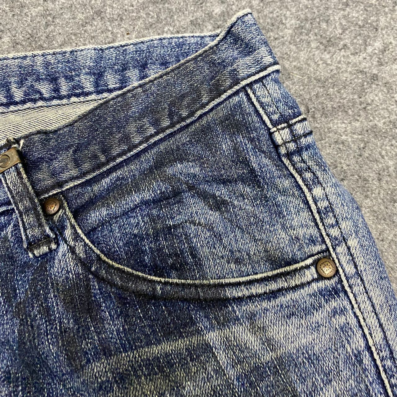 Morgan Homme Vintage Morgan Homme Slim Fit Distressed Denim Size US 31 - 10 Thumbnail