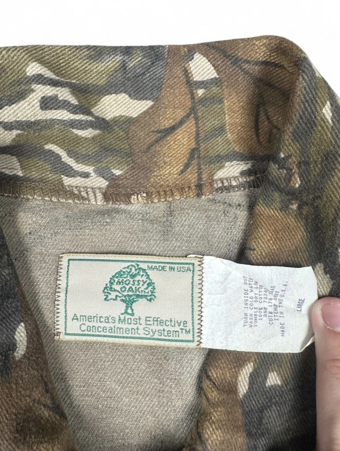 Mossy Oaks 90s Mossy Oak “Full Foliage” Camo Hunting Jacket Size US L / EU 52-54 / 3 - 4 Thumbnail