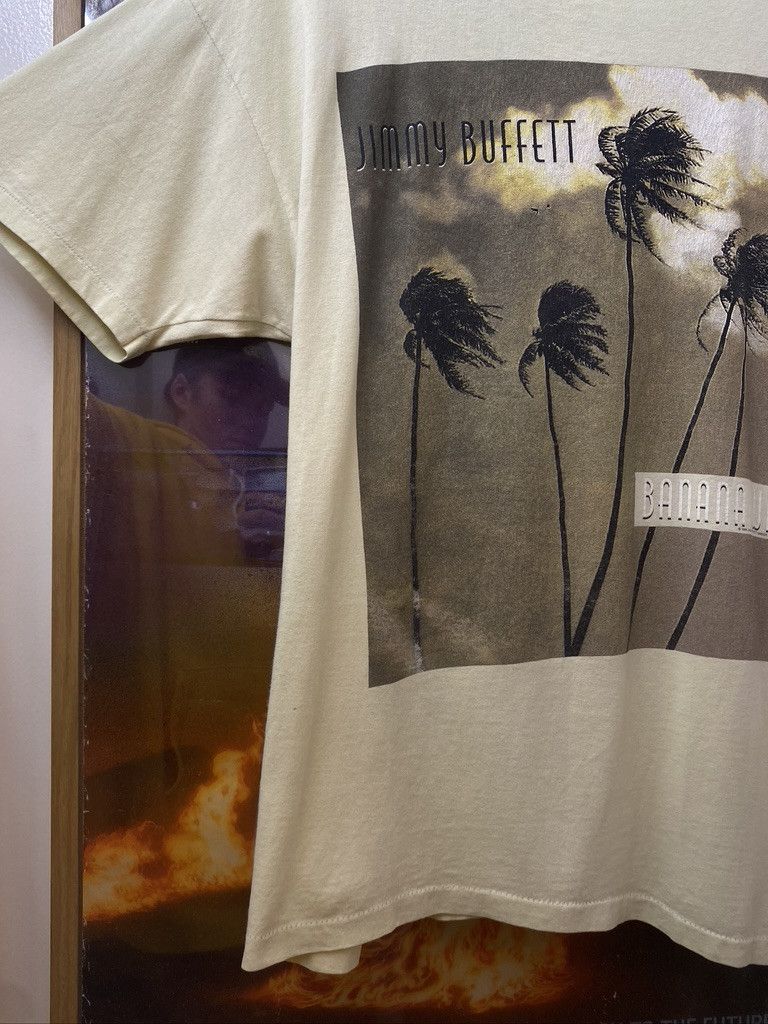 Anvil 1996 Vintage Jimmy Buffett Banana Wind Tour T Shirt Size US XL / EU 56 / 4 - 5 Thumbnail