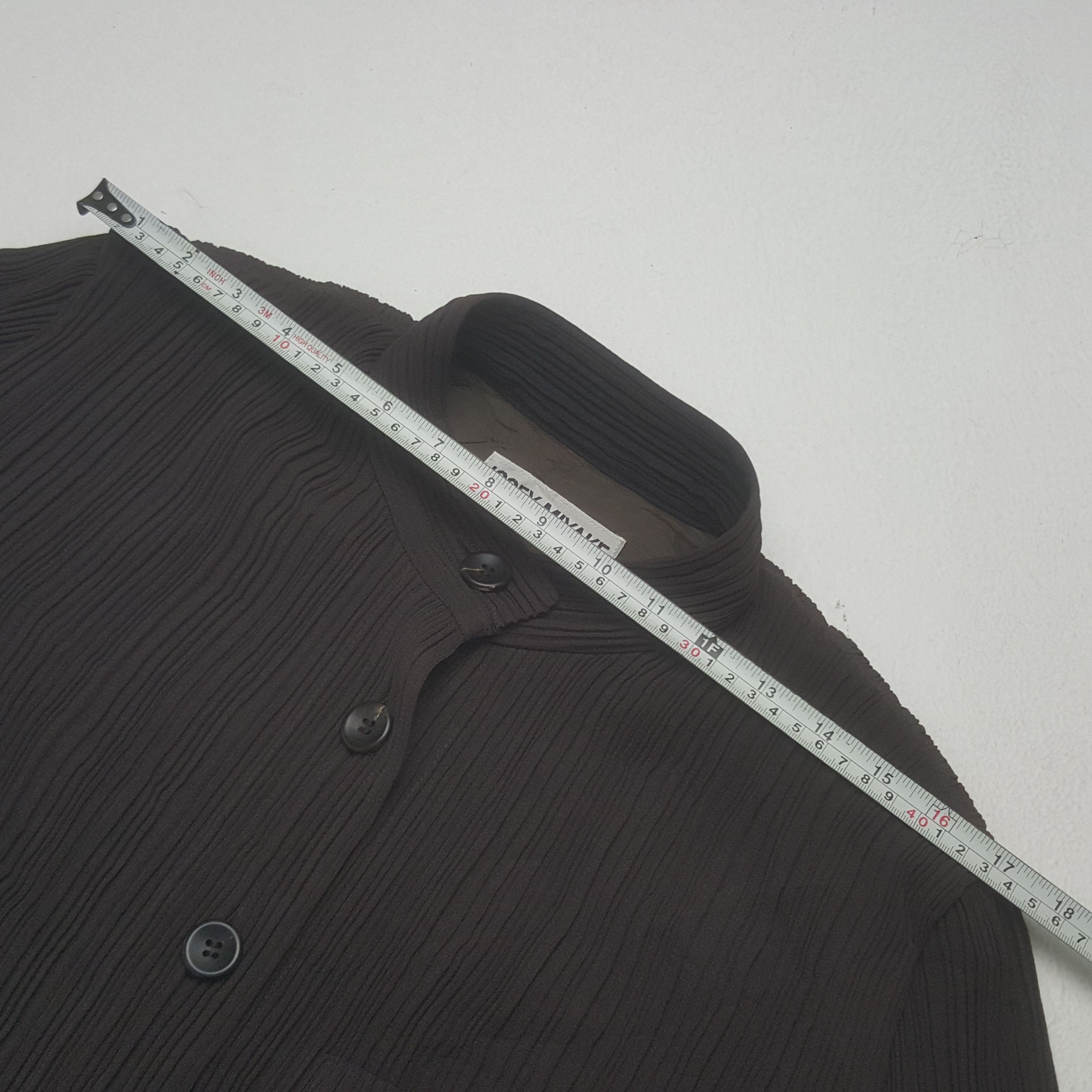 Japanese Brand × Pleats Please Issey Miyake × Vintage Vinatge Issey Miyake Japanese Designer Shirt Size S / US 4 / IT 40 - 8 Thumbnail